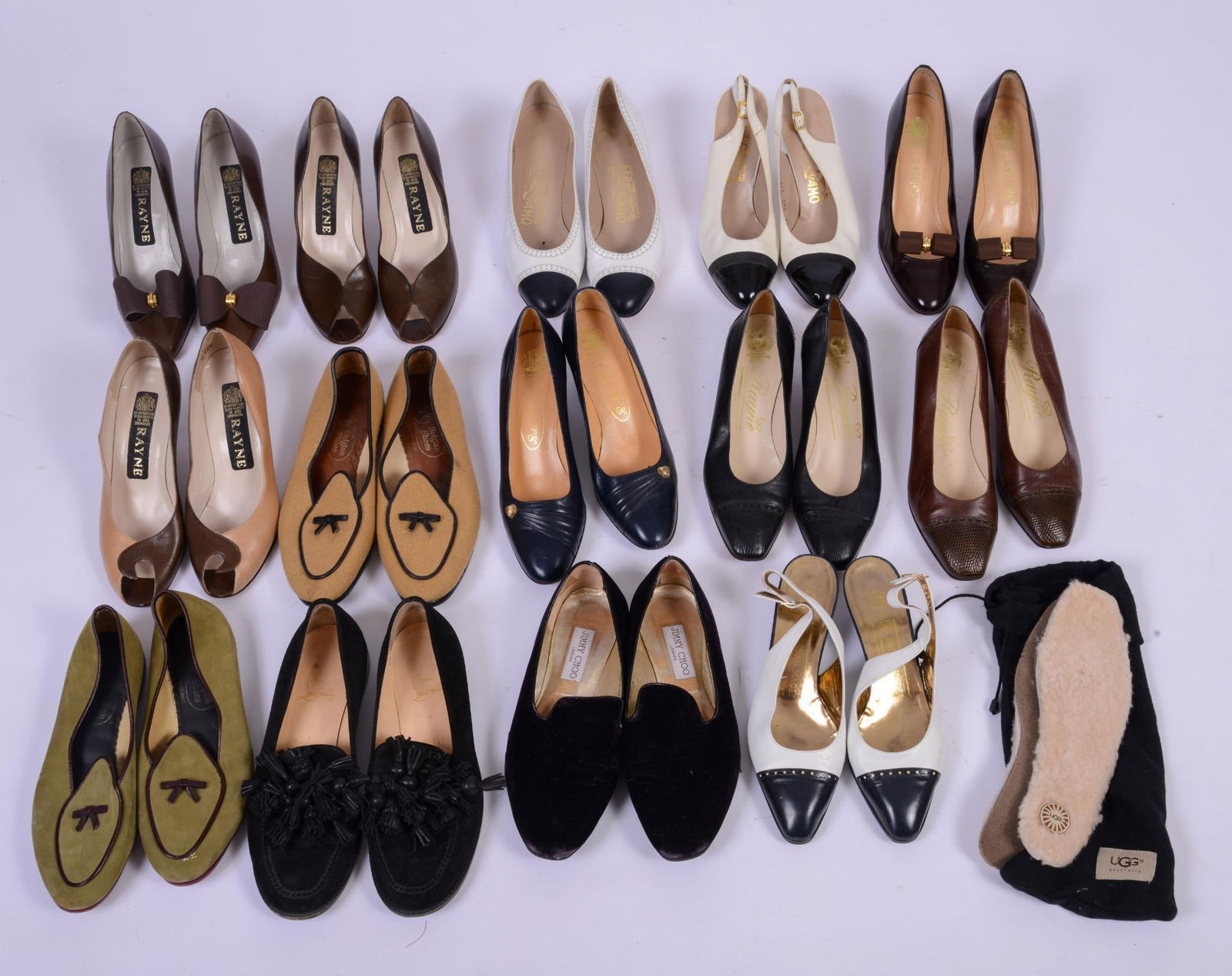 Large Group of Women's Shoes Including Jimmy Choo Loafers (1 of 13)