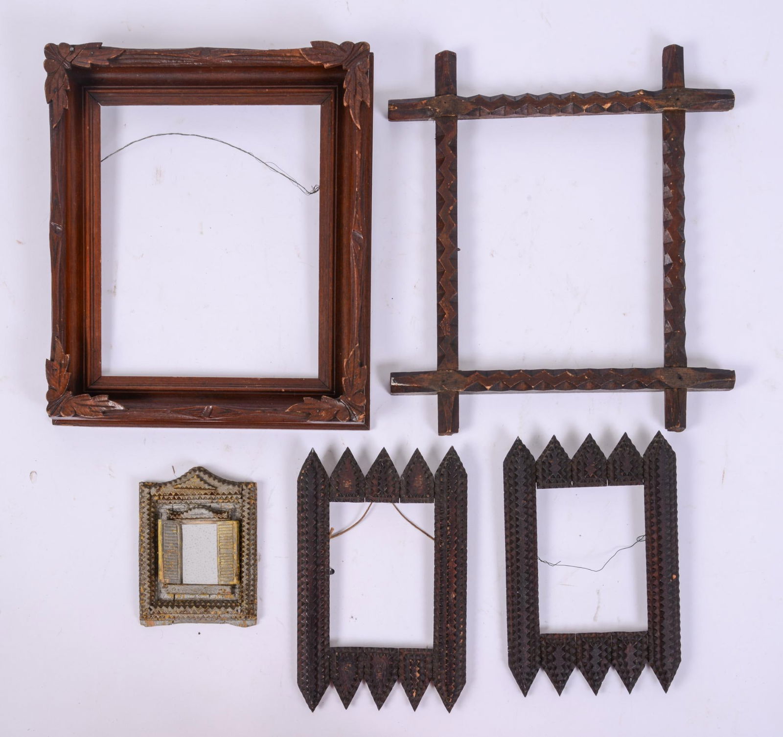 Group of Carved Wood Frames (1 of 6)