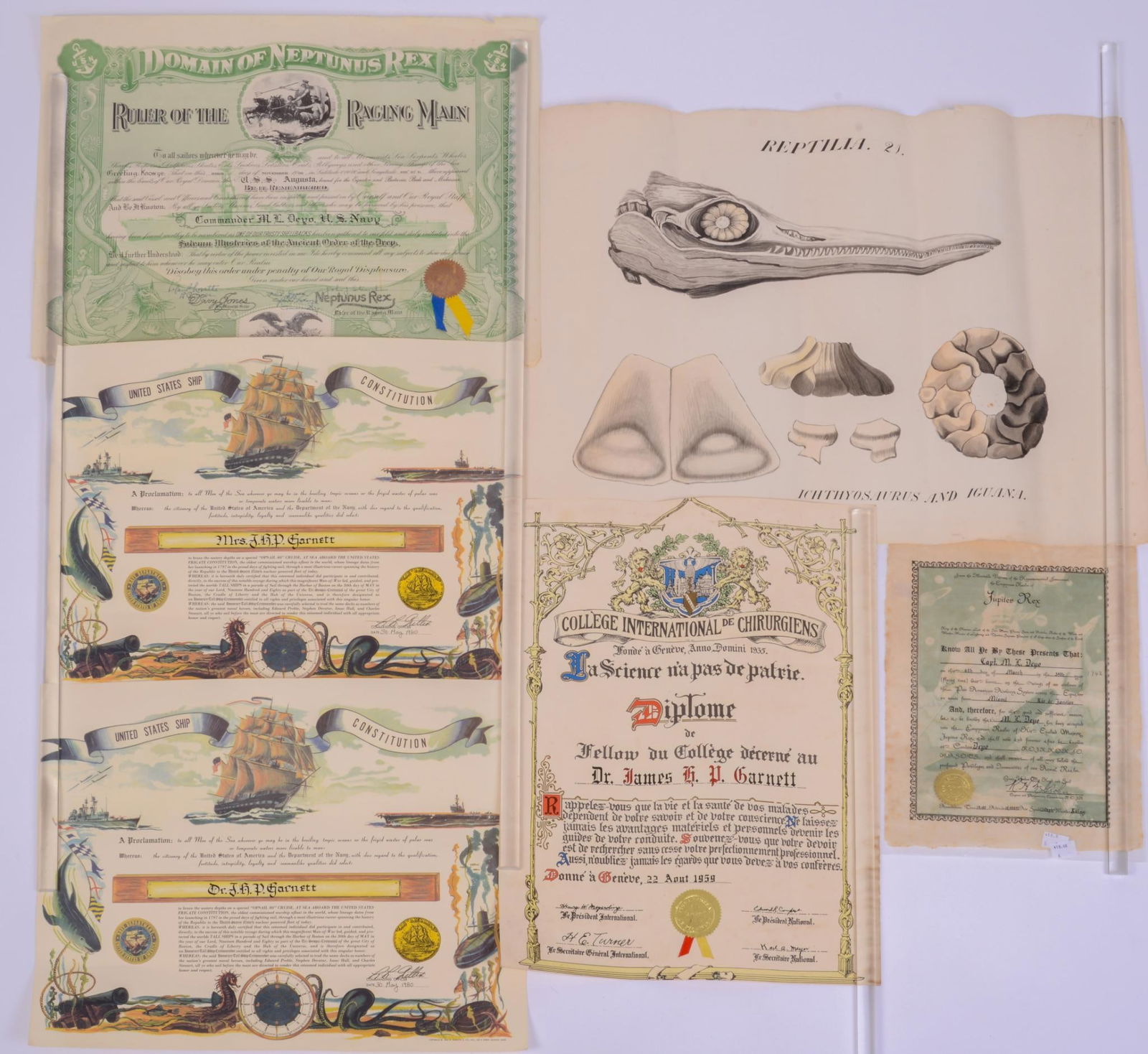 Two US Ship Constitution Posters (1 of 5)