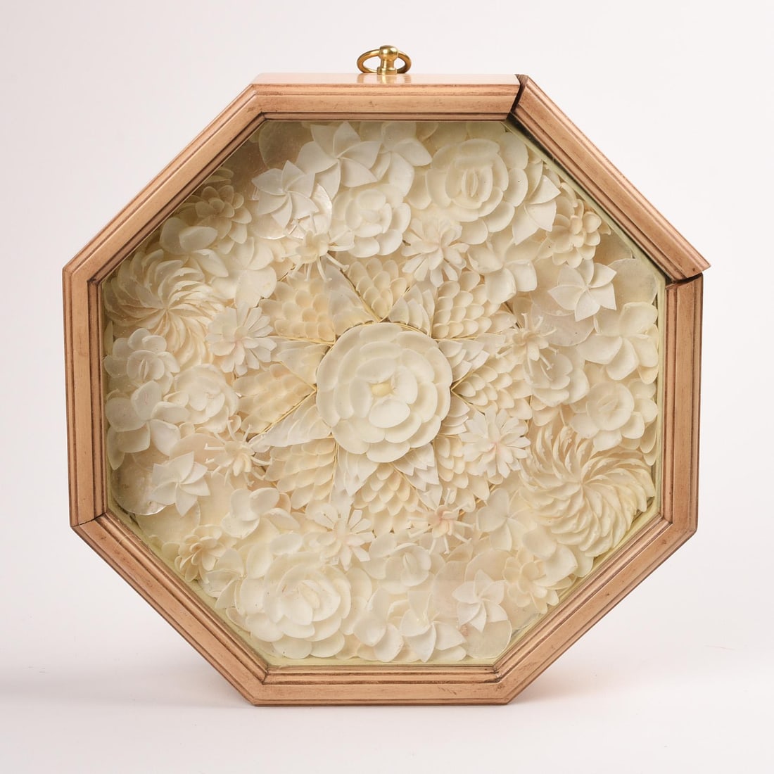 Sallor's Valentine in Wood Octagon Frame (1 of 3)