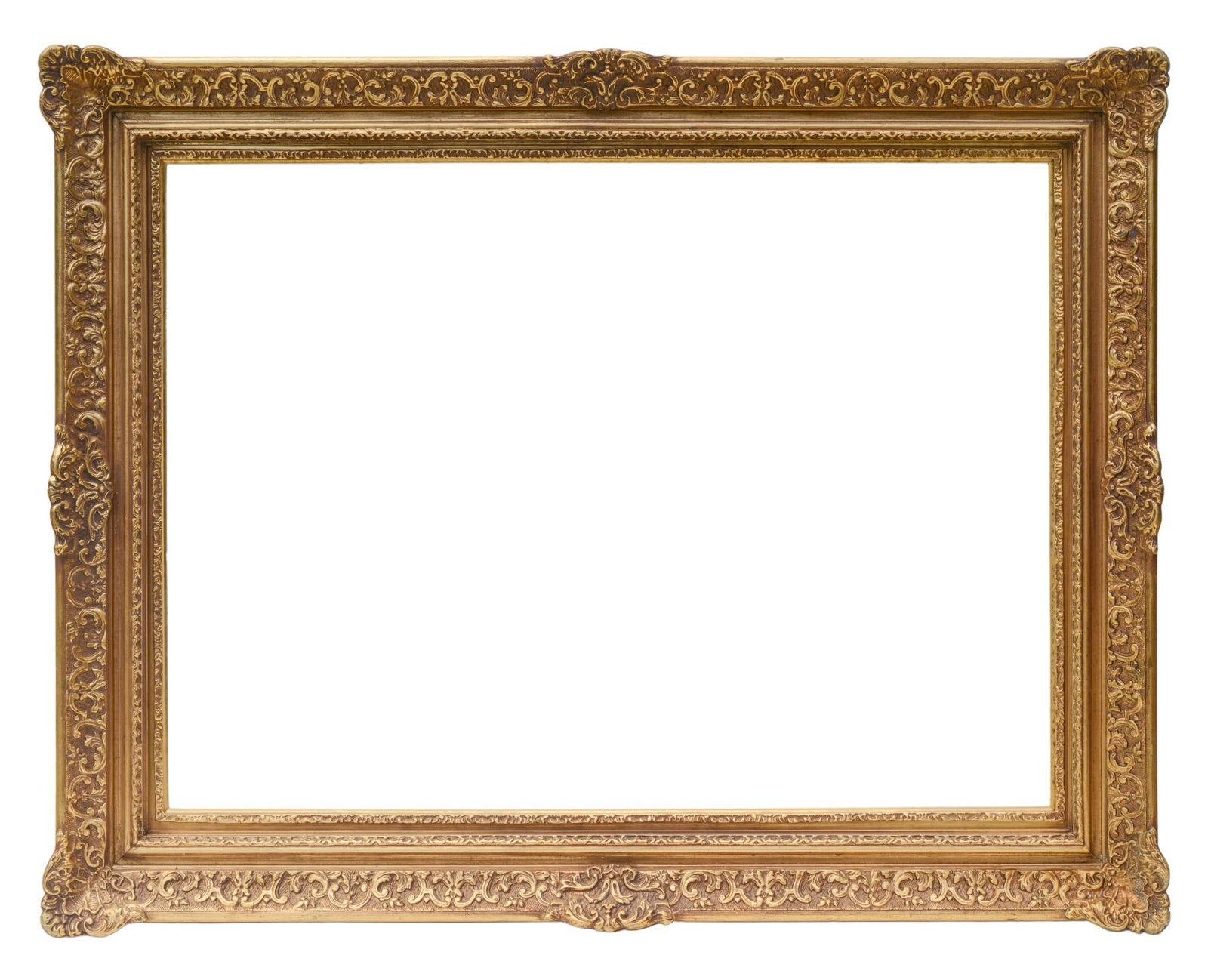 Large Gilt Carved Scrolled Frame (1 of 2)