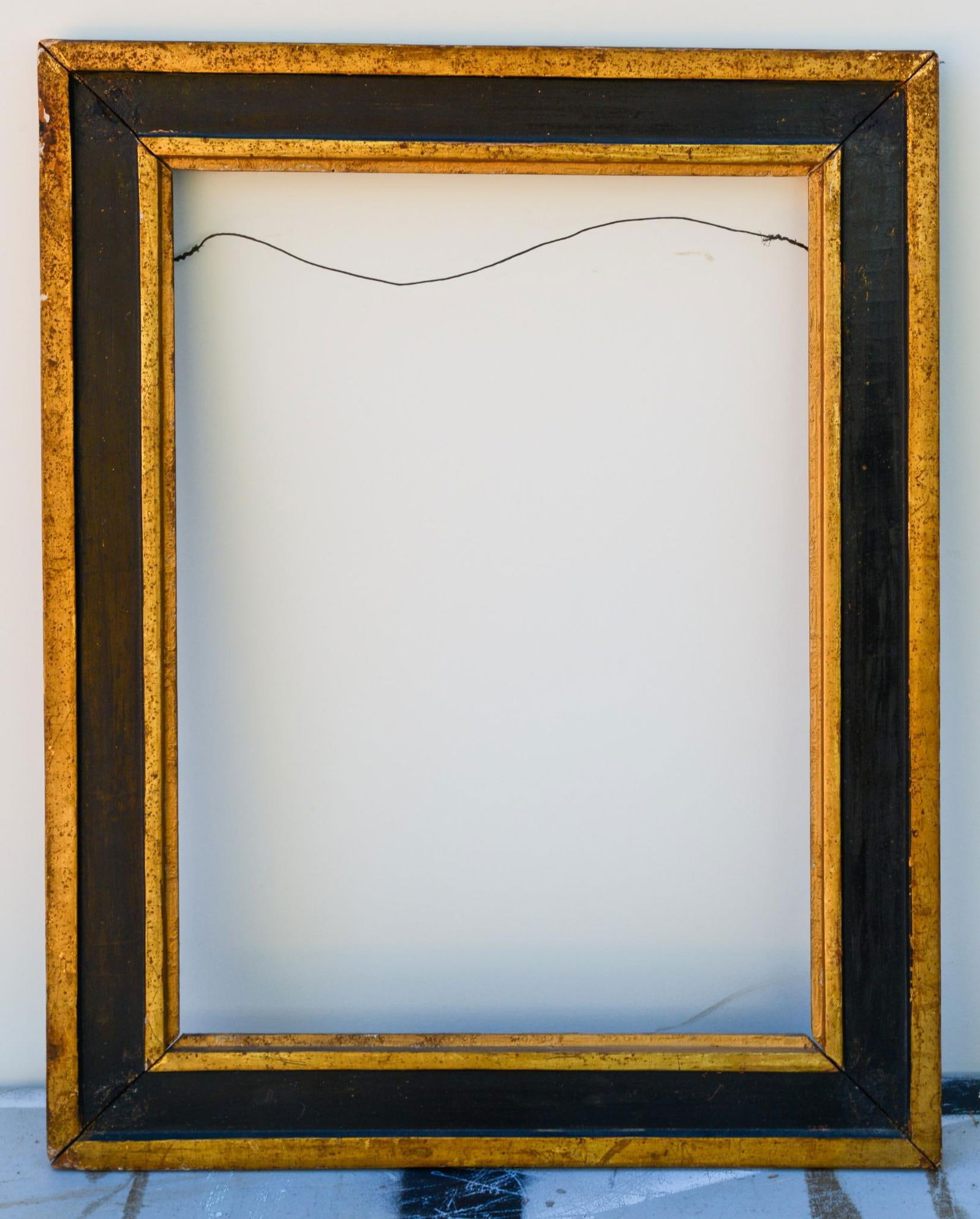Antique Black and Gold Molded Frame (1 of 2)