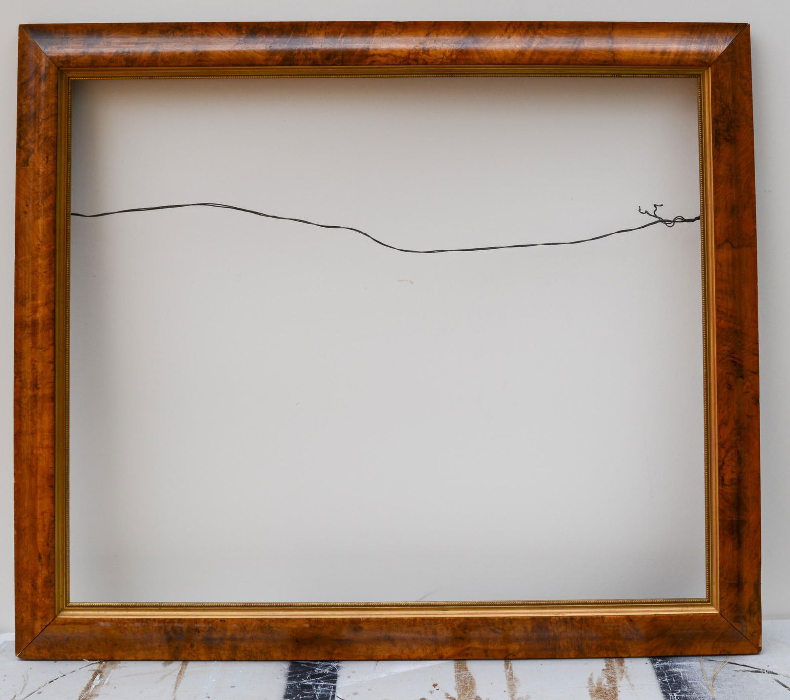 Antique Birdseye Maple and Gold Frame (1 of 2)