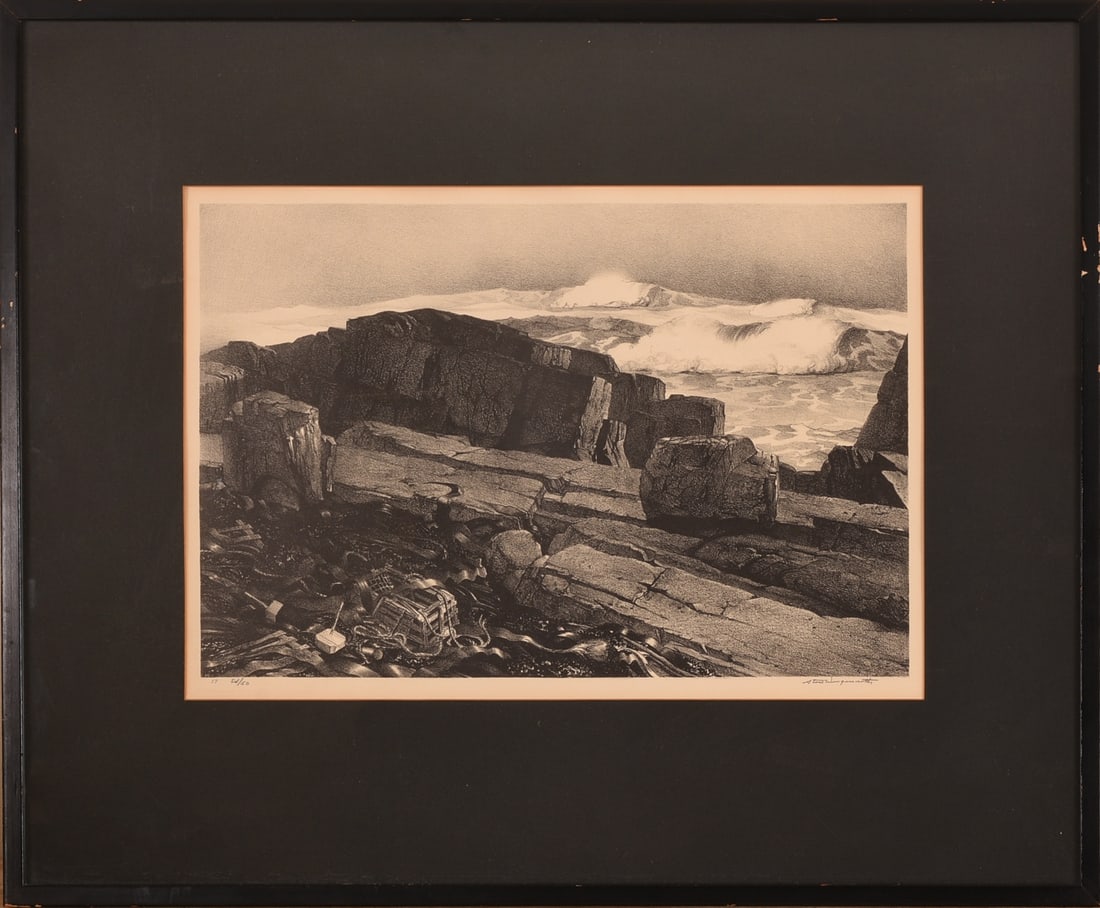 Stow Wengenwroth 'September Storm' Lithograph (1 of 3)