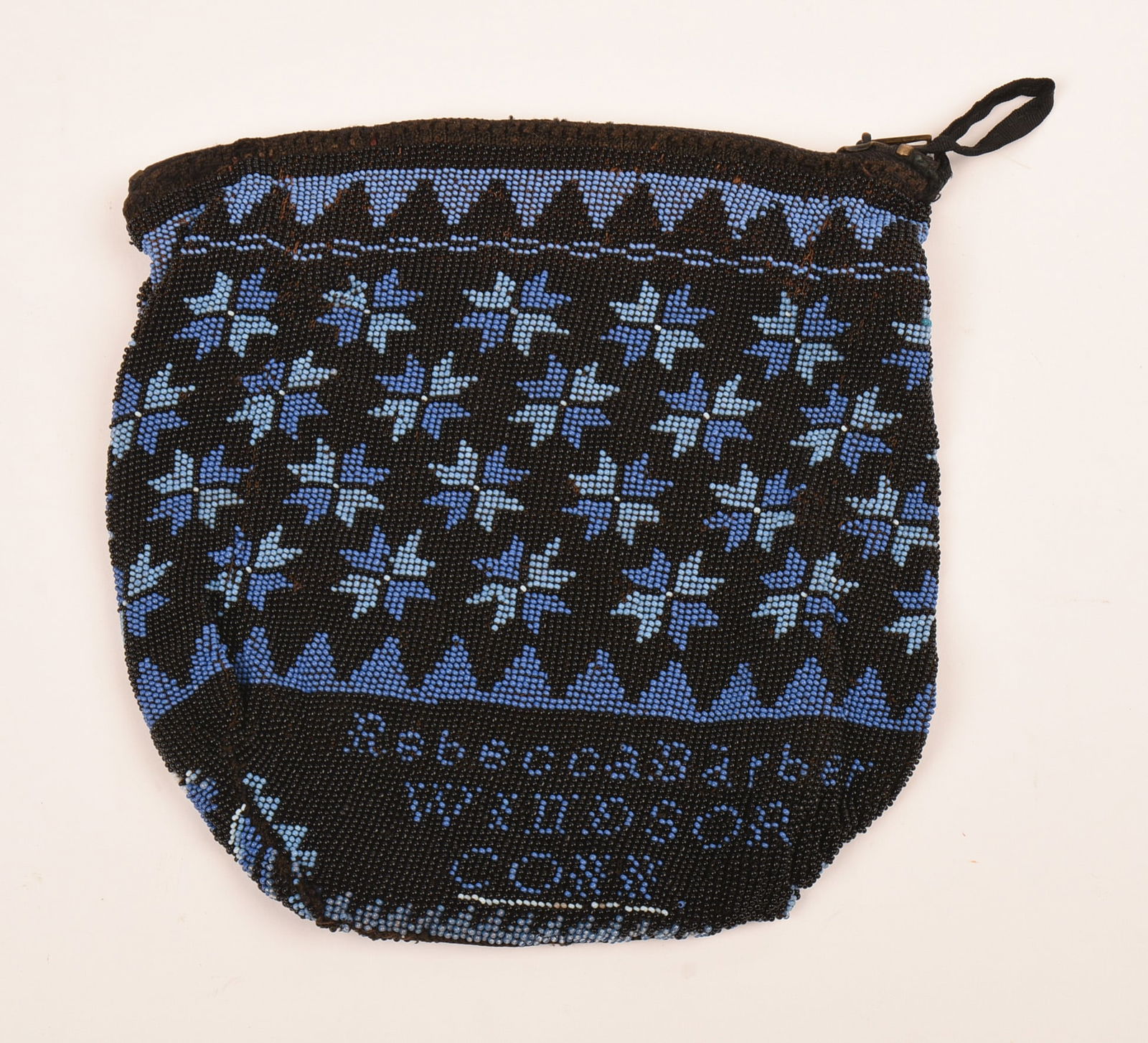 Early Beaded Bag Rebecca Barber Windsor Conn (1 of 3)