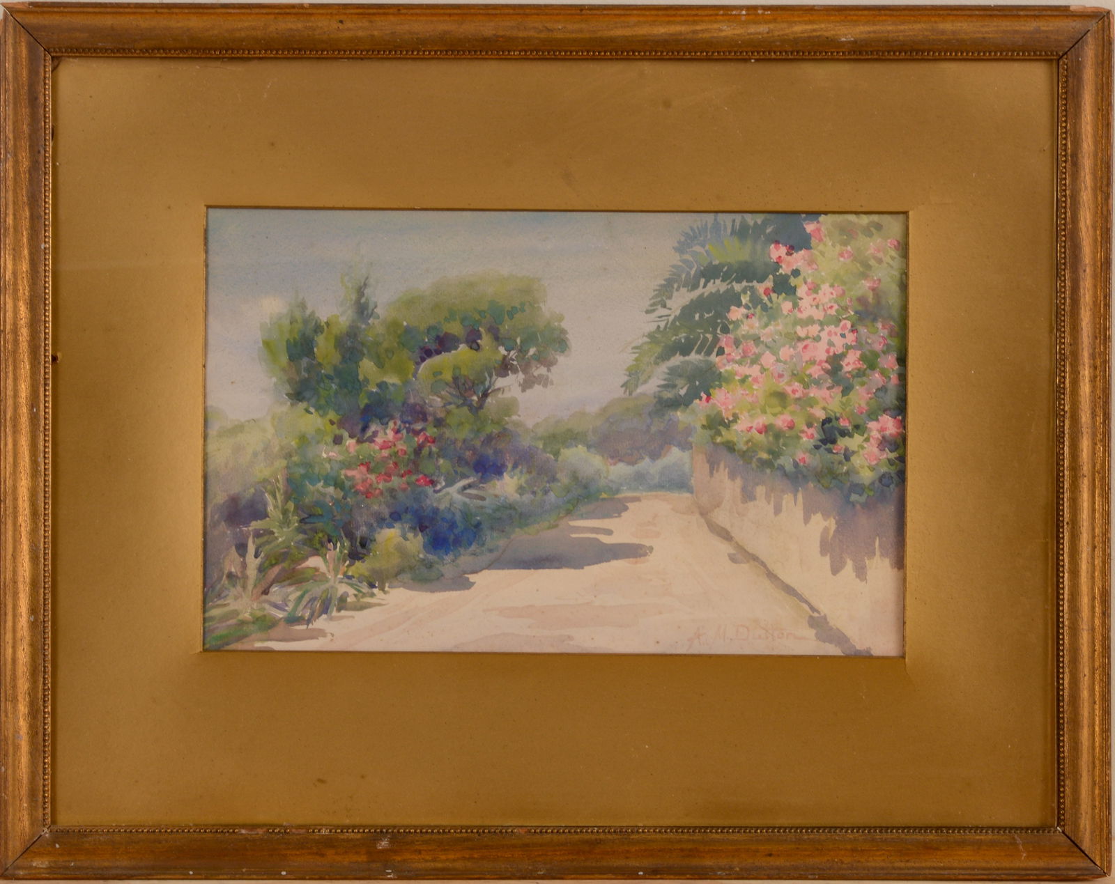 Alice M. Dutton Watercolor. (1 of 3)