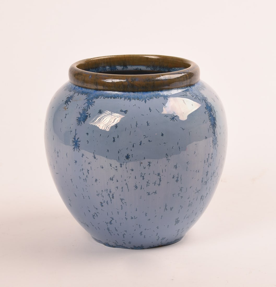 Fulper Art Pottery Vase: Signed. Height 5 inches.