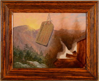 Gayle Blair Tate (Born 1944). Trompe L'oeill Still Life.
