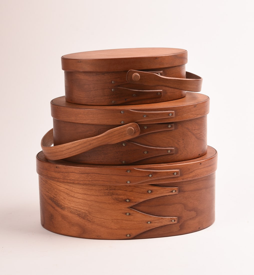 Three Contemporary Shaker Boxes. (1 of 6)