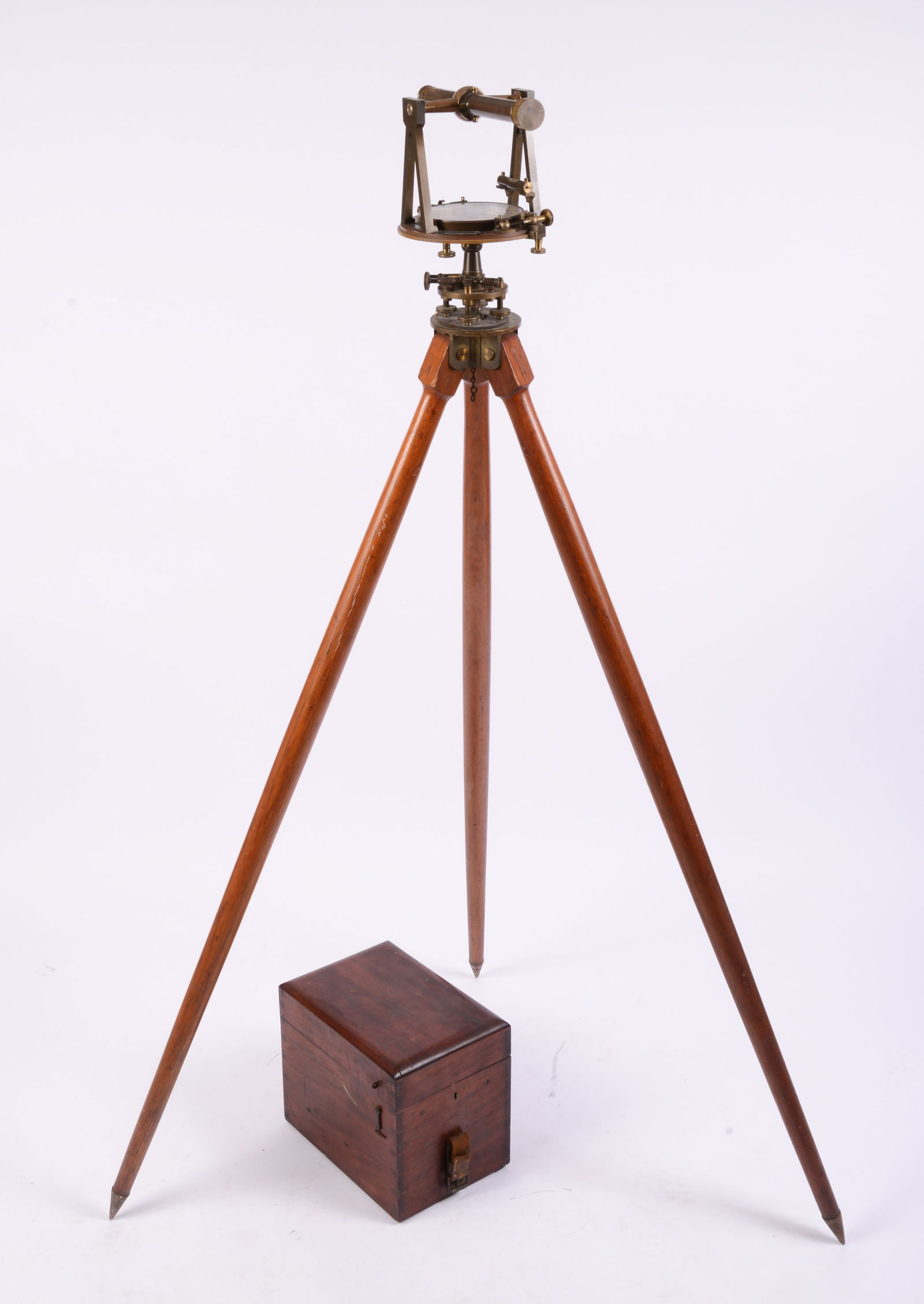 WM. J. YOUNG & CO. TRANSIT (SN 4216) WITH BOX & TRIPOD (1 of 5)