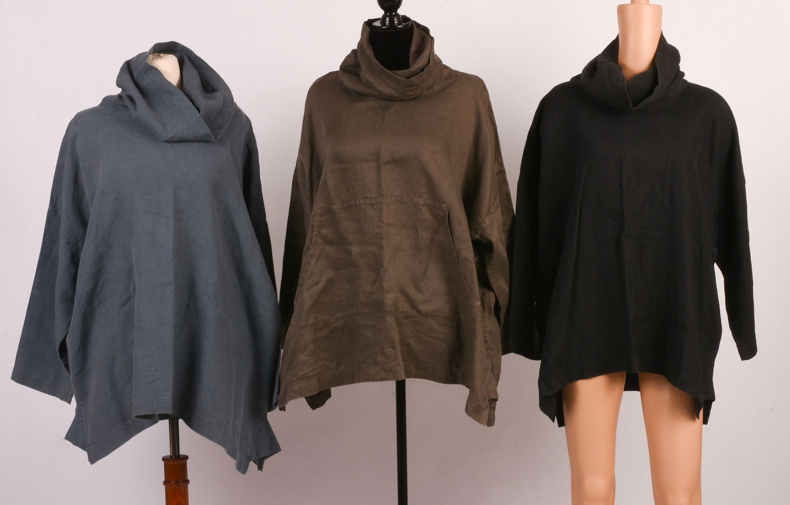 Four Eskandar Neiman Marcus Funnel Neck Tops Size 0 and 1 (1 of 8)