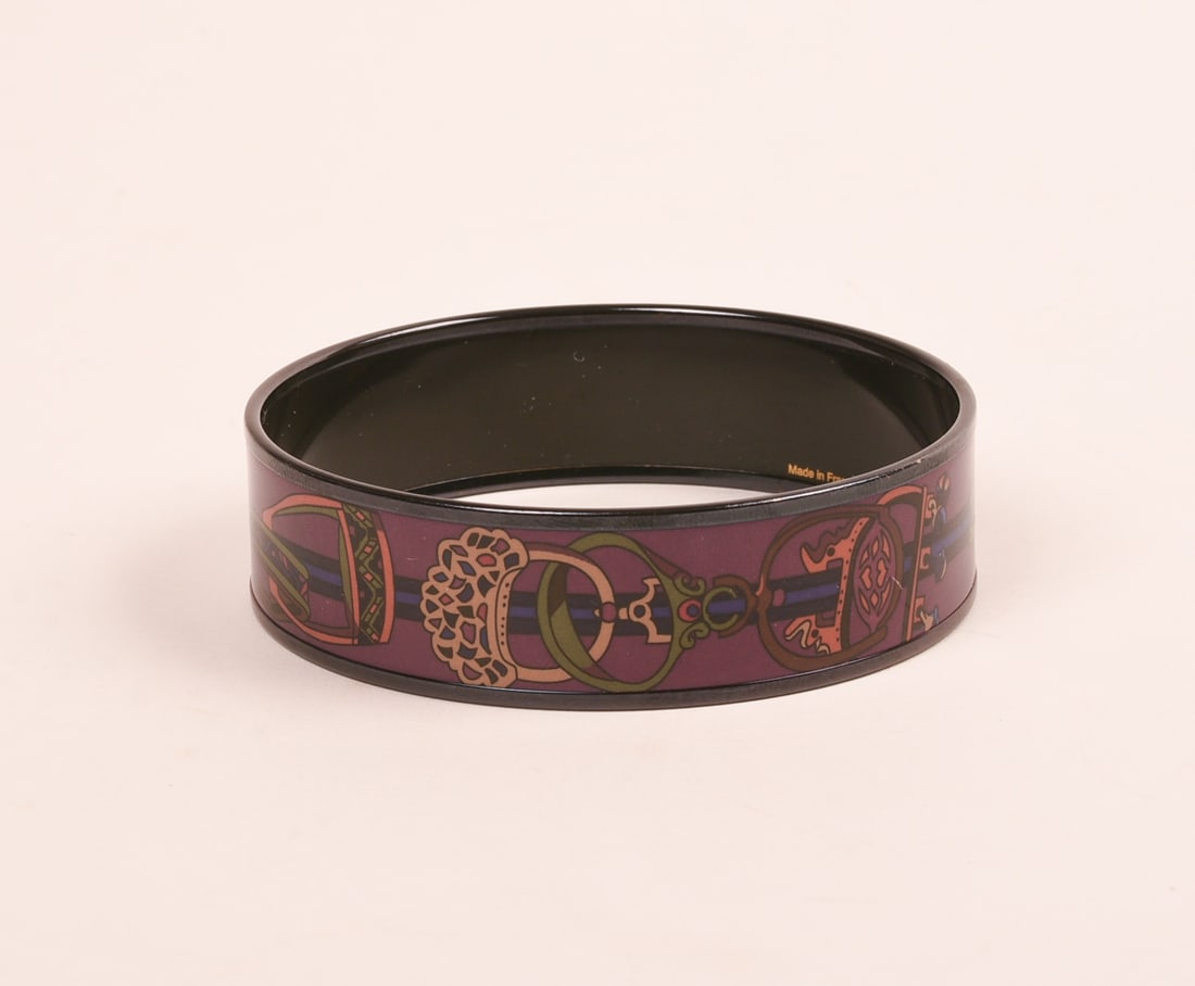Hermes Enamel Cuff Bracelet (1 of 5)