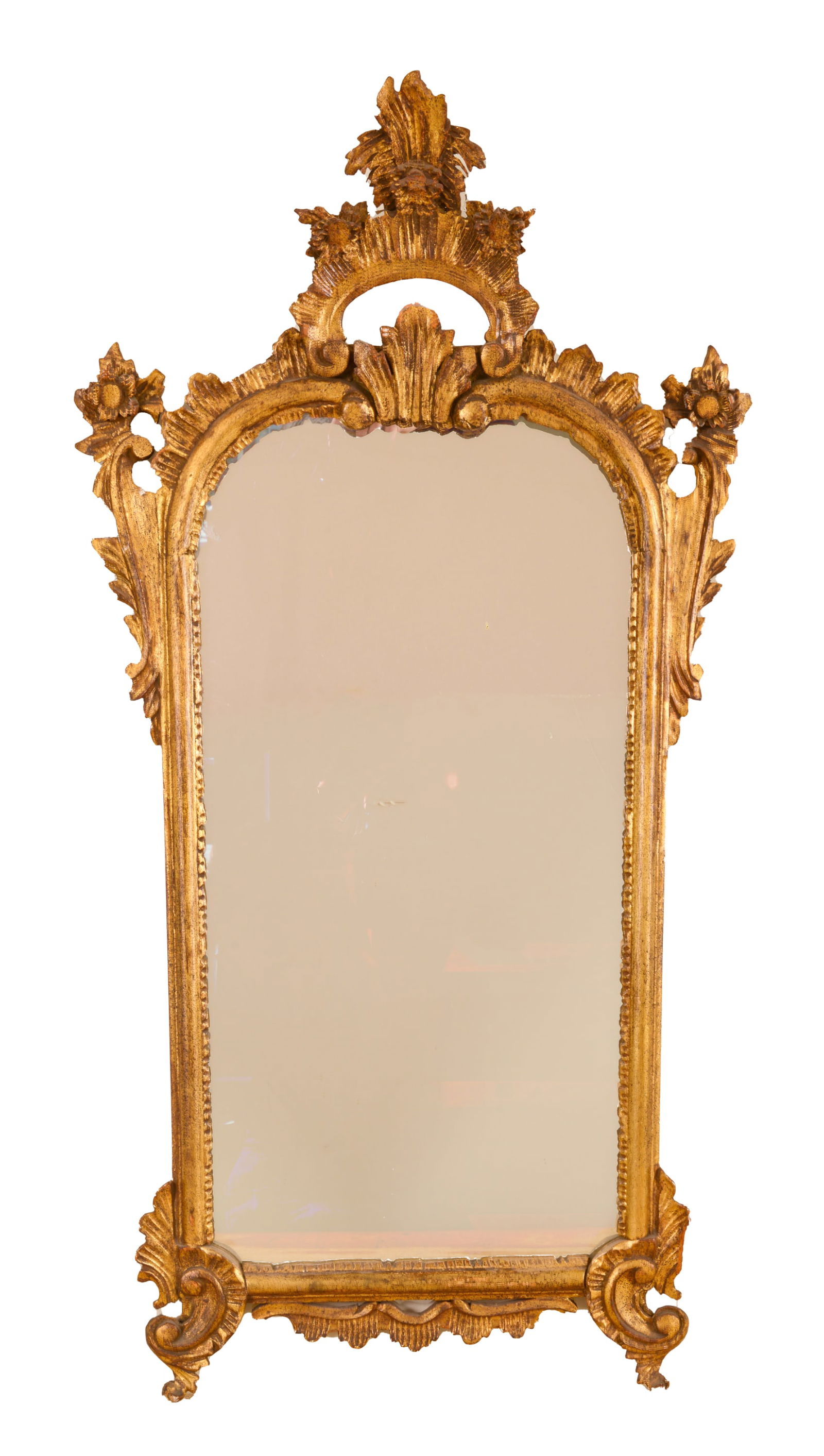 ITALIAN GILT WOOD FRAMED MIRROR (1 of 2)