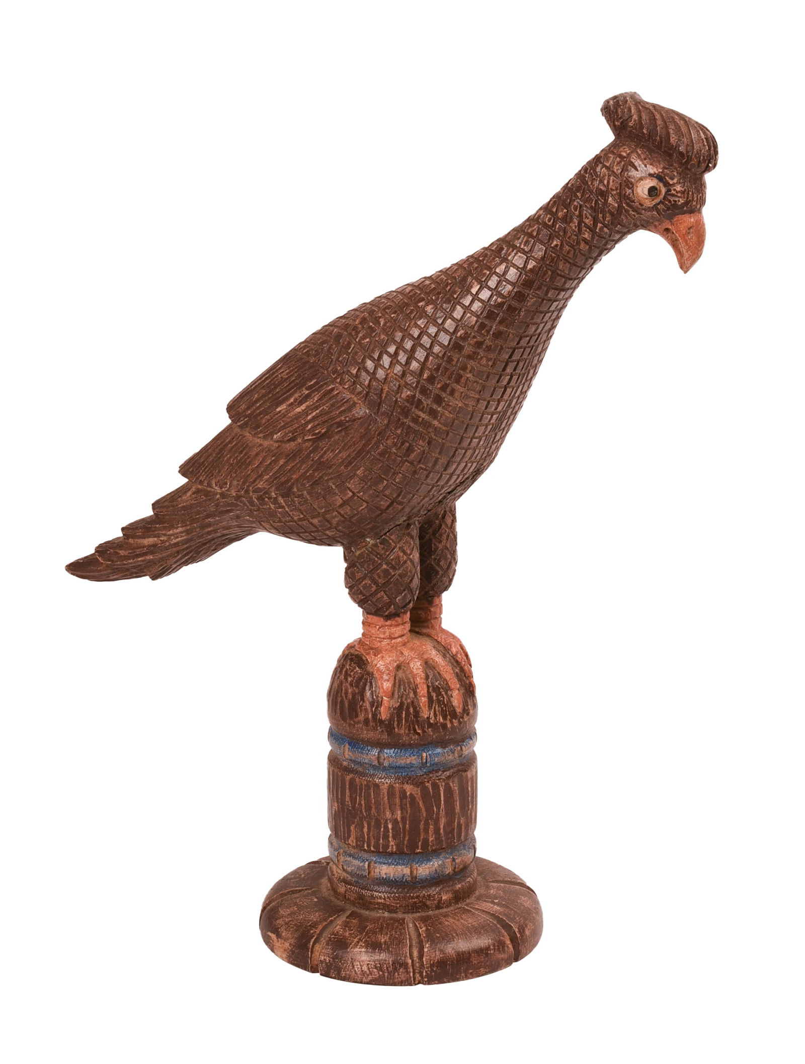 AARON MOUNTZ STYLE FOLK ART CARVED BIRD (1 of 5)