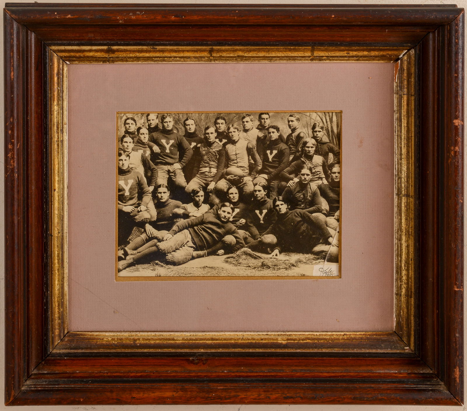 ANTIQUE PHOTO OF YALE FOOTBALL CLUB (1 of 3)