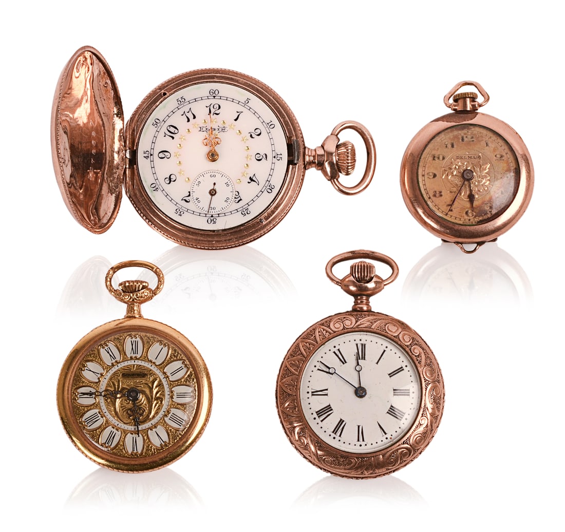 FOUR LADIES POCKET WATCHES (1 of 3)