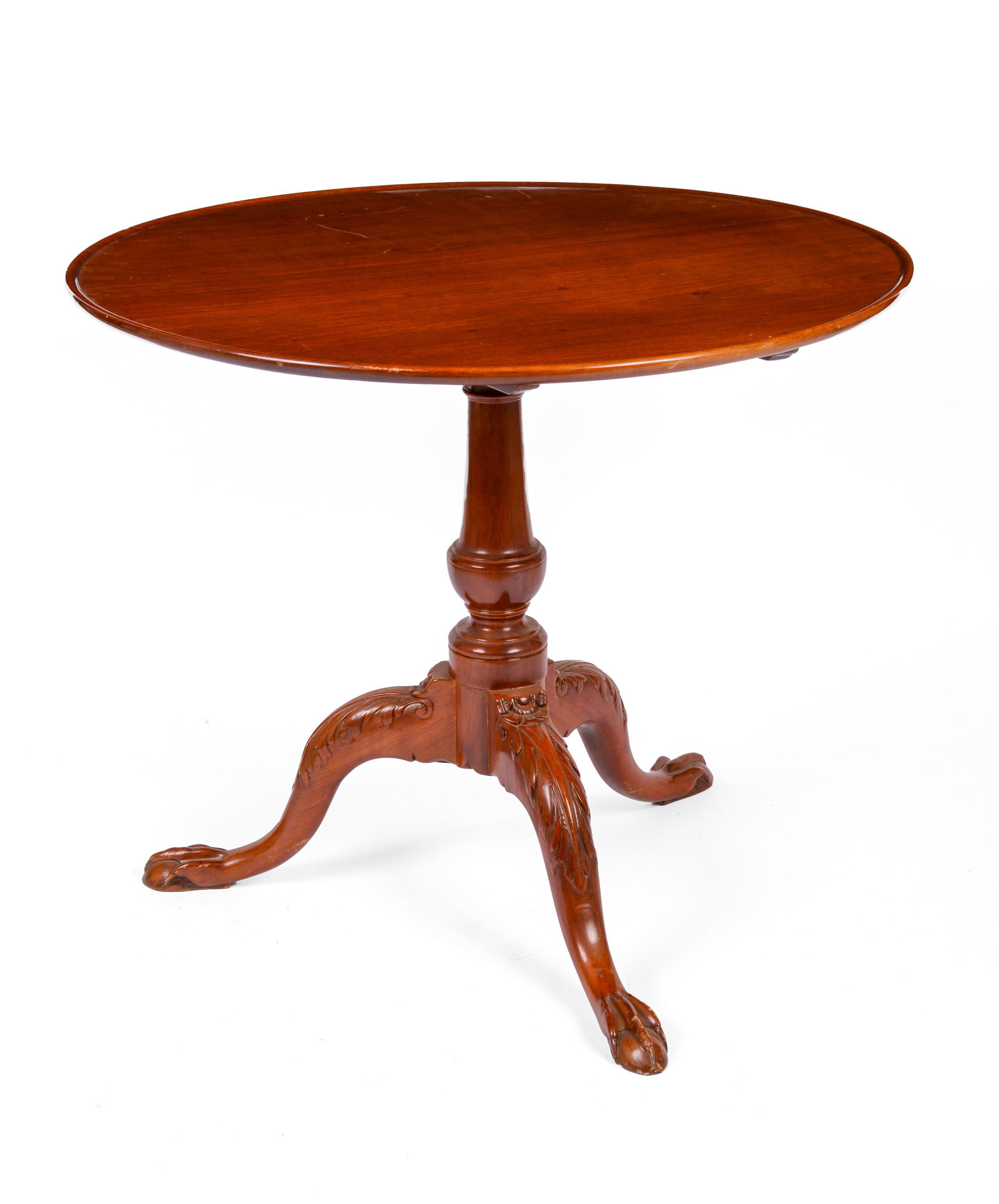 QUEEN ANNE TILT TOP TEA TABLE, VIRGINIA, C. 1770. (1 of 4)