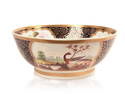 LARGE PARIS PORCELAIN PUNCH BOWL