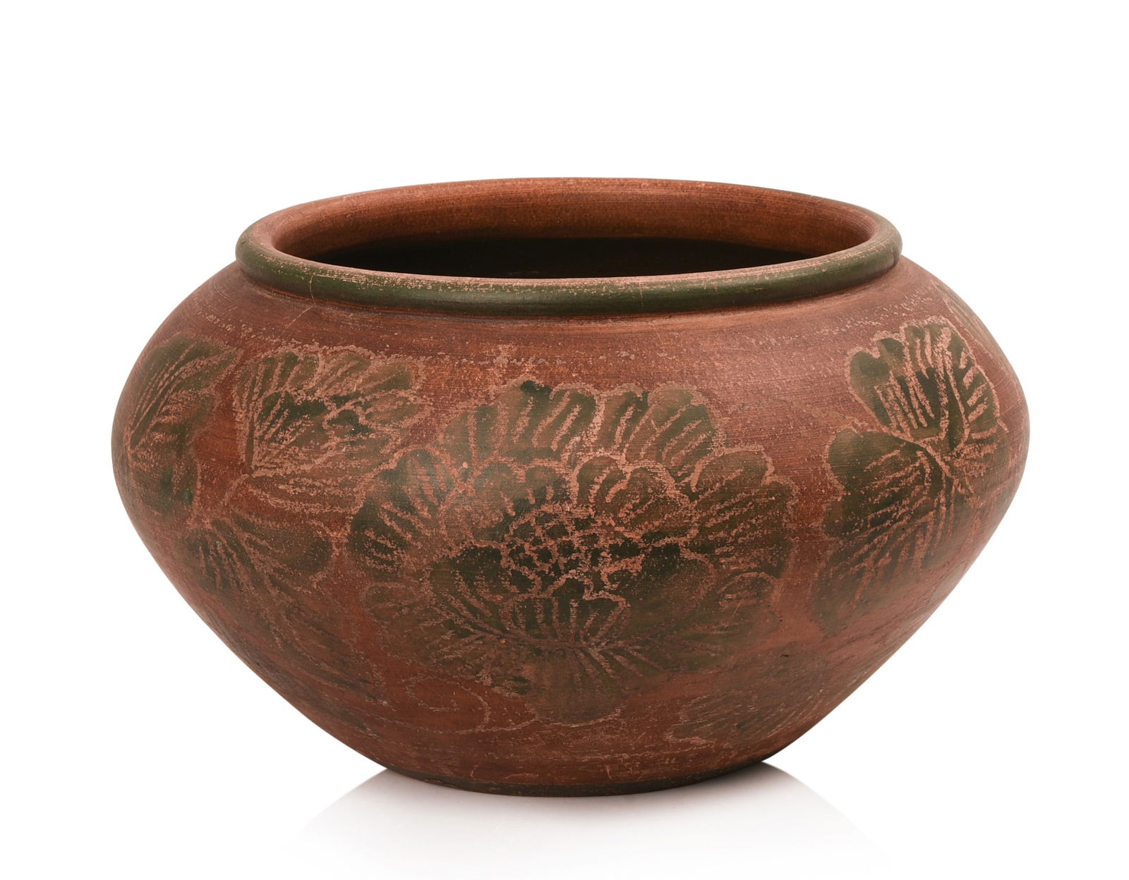 MID CENTURY STUDIO POTTERY VASE. (1 of 4)