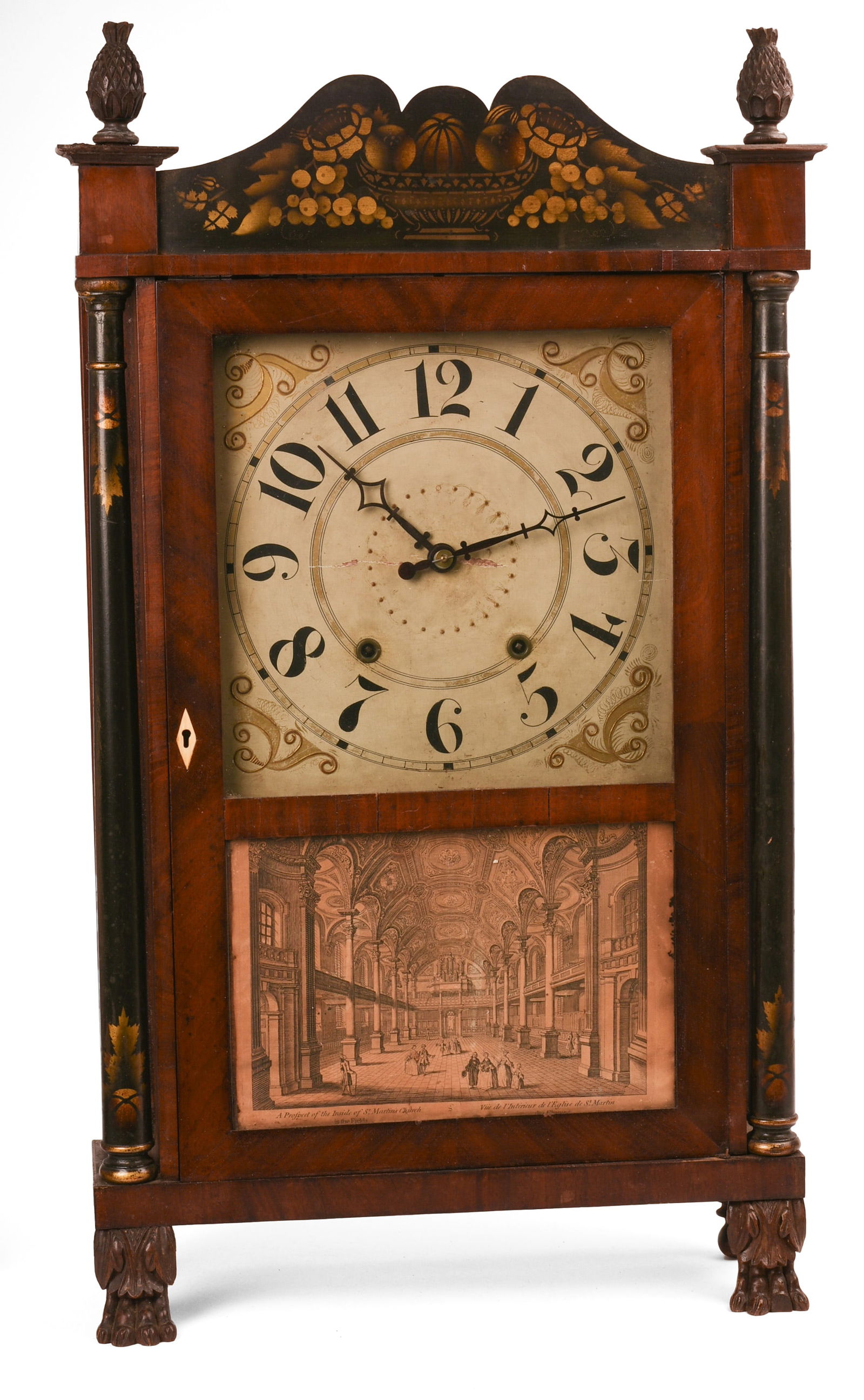 ATKINS & DOWNS FOR GEORGE MITCHELL SHELF CLOCK (1 of 6)