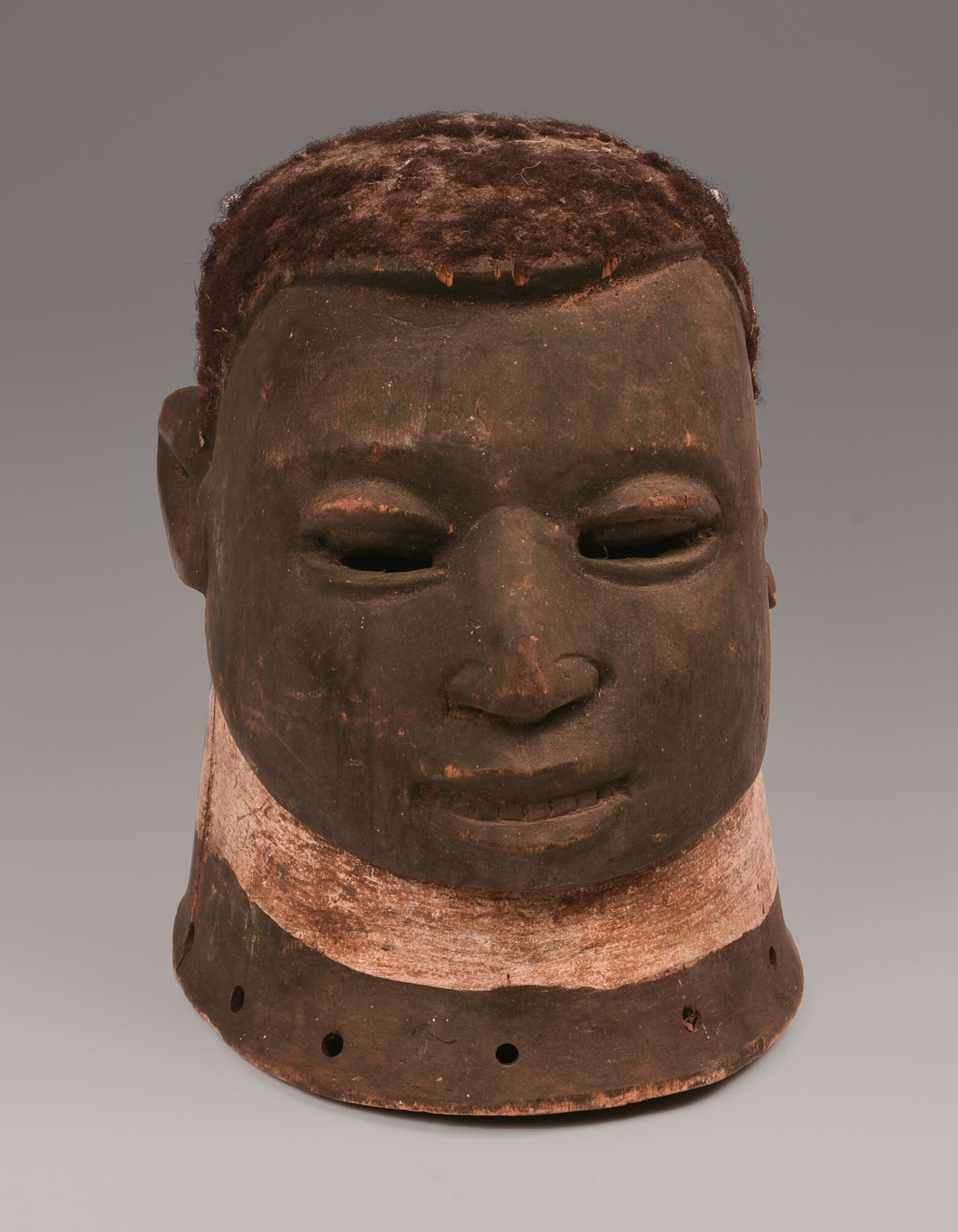 AFRICAN MAKONDE HELMET MASK. (1 of 6)
