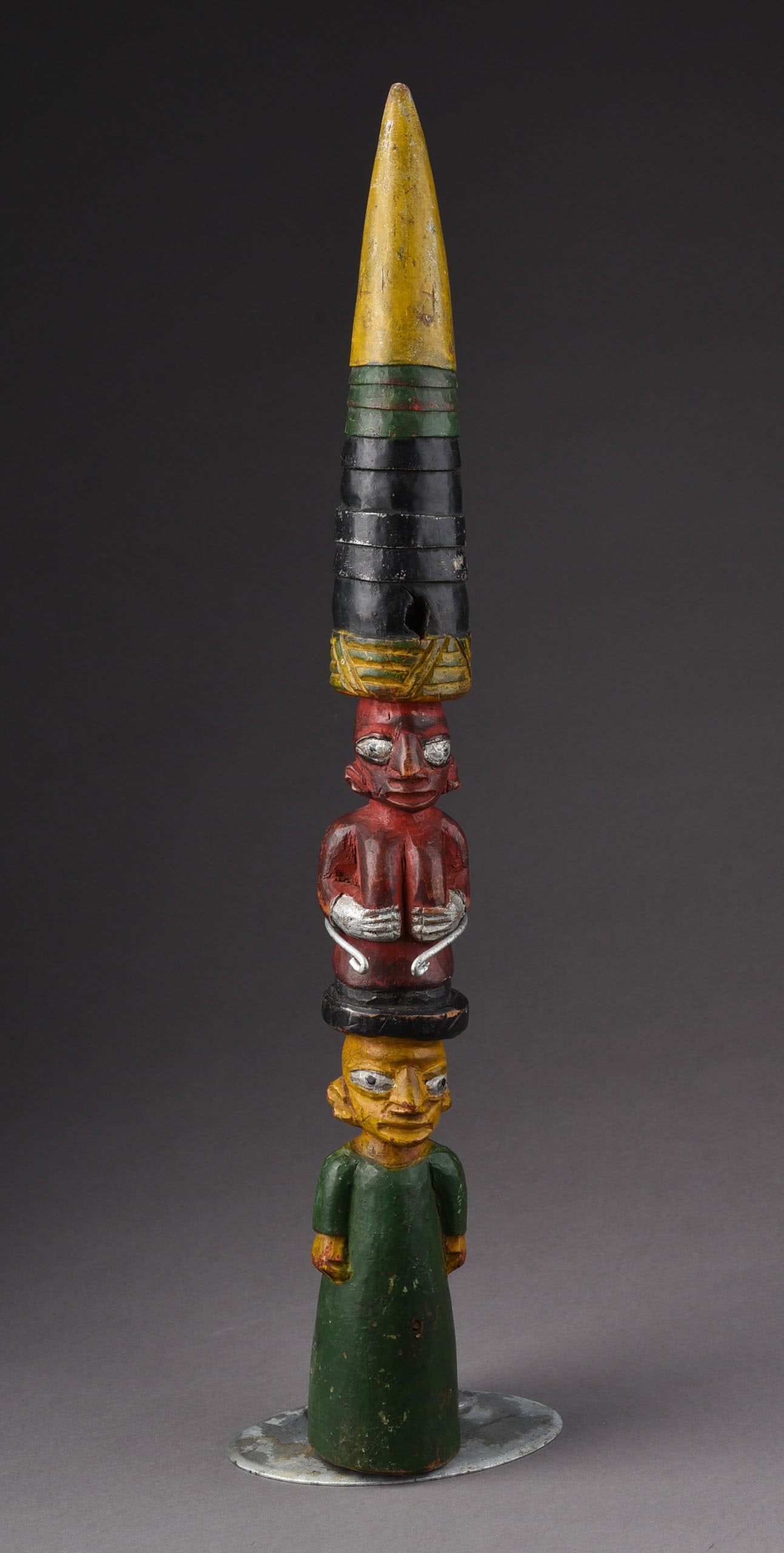 YORUBA IROKE IFA DIVINATION TAPPER (1 of 5)