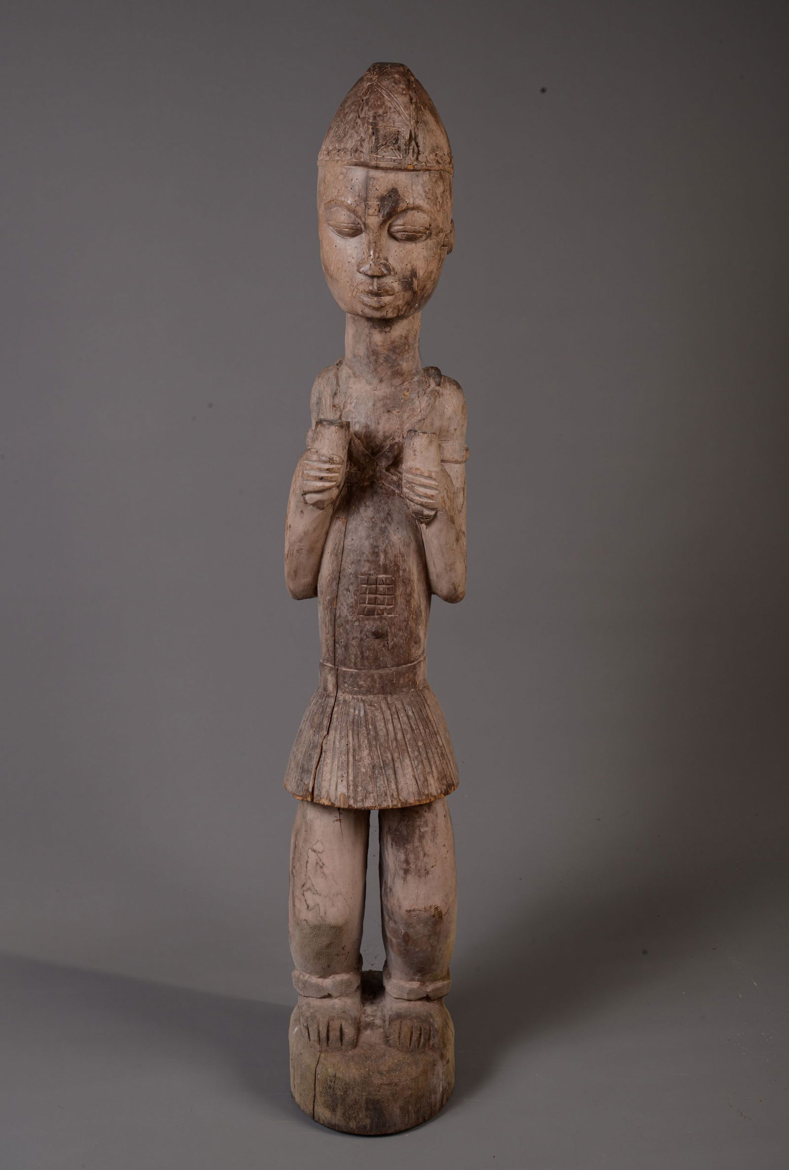 BAULE CARVED WOODEN FIGURE (1 of 4)