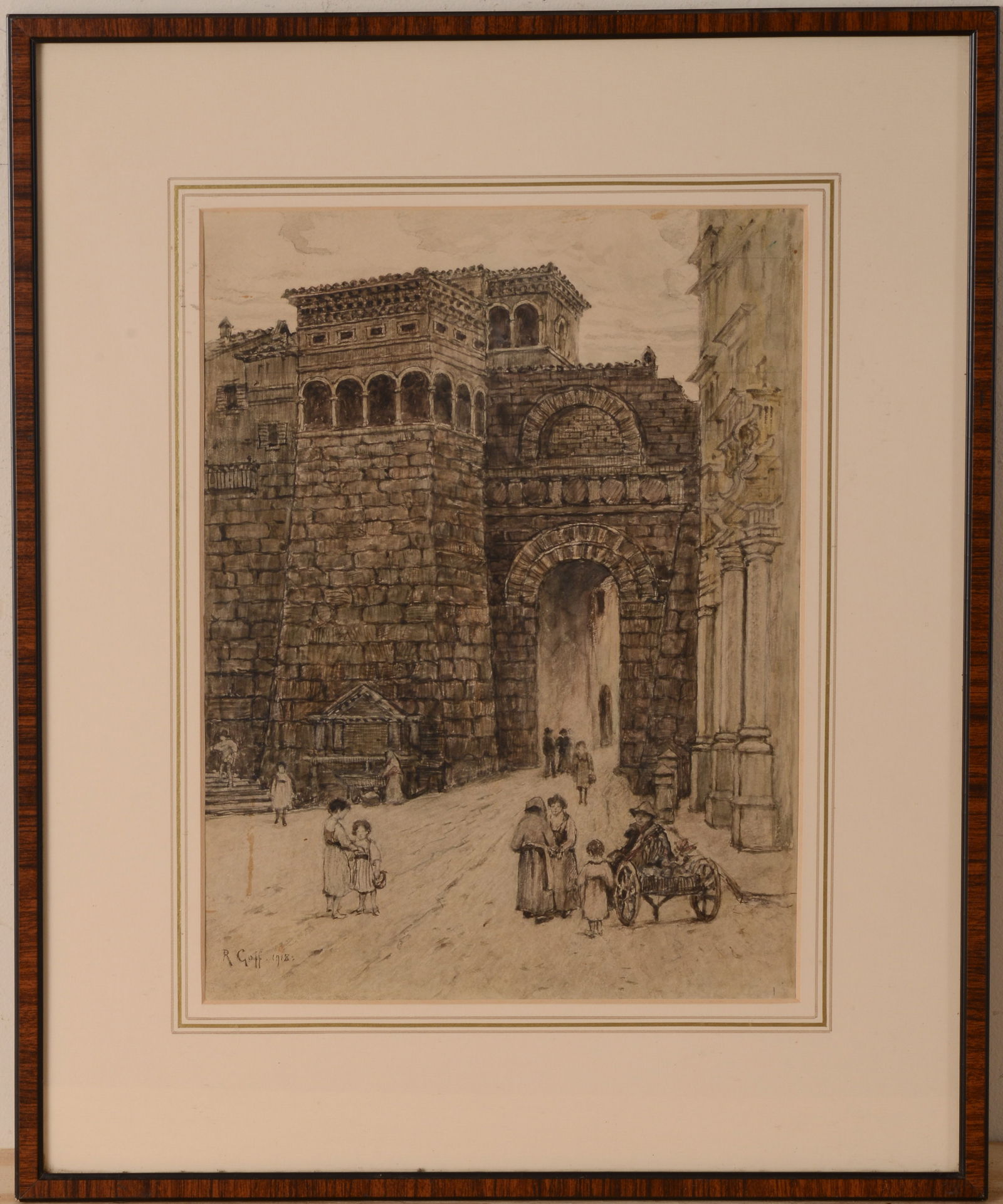 ROBERT CHARLES GOFF DRAWING. (1 of 3)