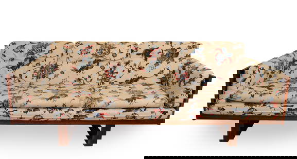 Governor Sofa By Poul Cadovius For France & Son.: Denmark, 1960s. Seat height 18 inches, length 81 inches, overall height 29 inches, depth 30 inches. Cushions with newer covers, overall condition very good, some minor surface scratches.