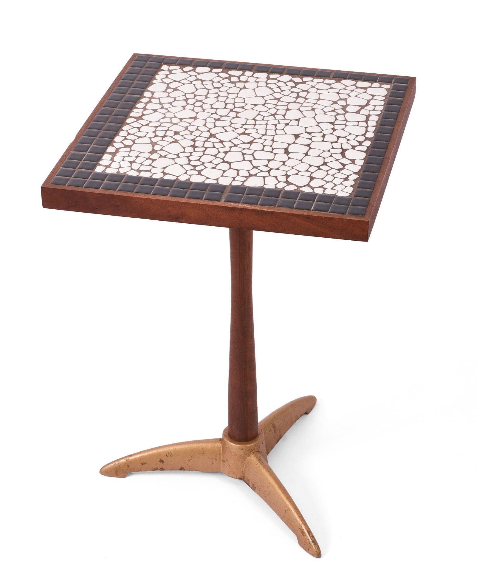 Mid Century Modern Mosaic Topped Side Table. (1 of 4)