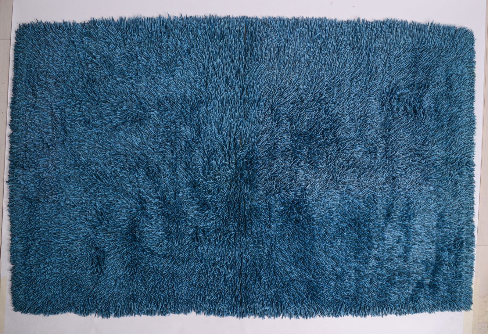 Large Blue Rya Rug. (1 of 2)