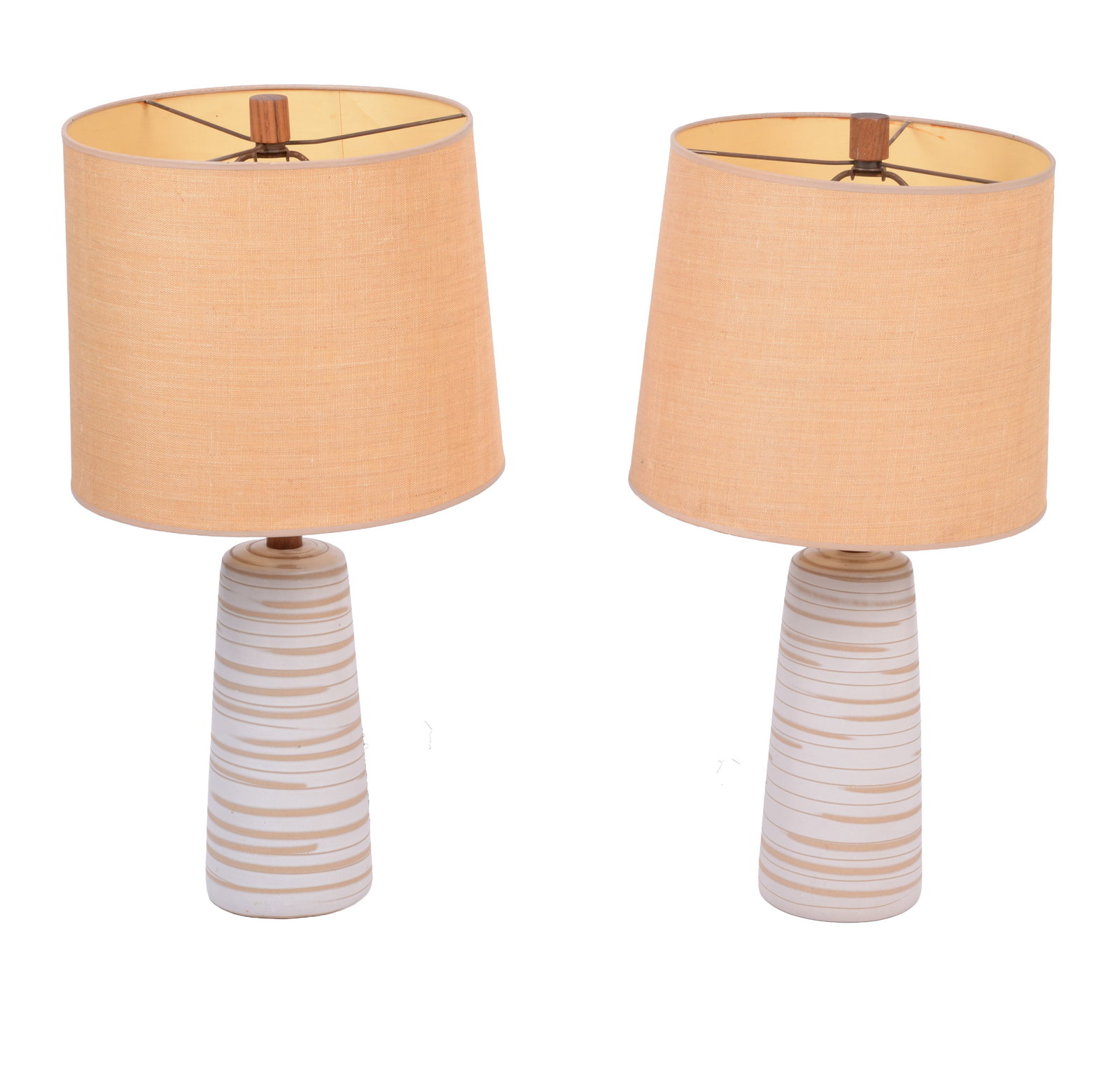 Pair of Jane and Gordon Martz Pottery Lamps (1 of 4)