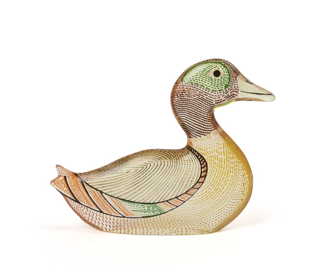 Abraham Palatnik Op Art Lucite Duck. (1 of 4)