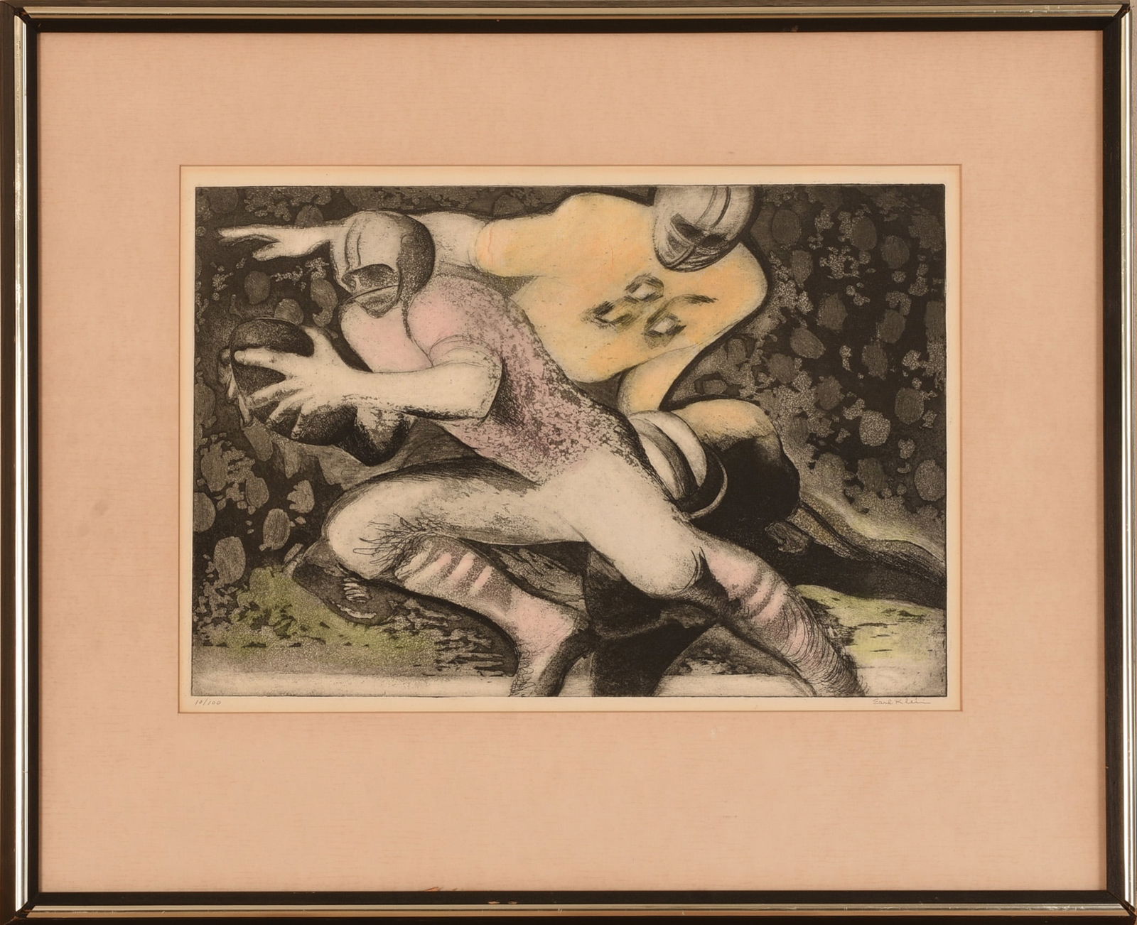 Earl Klein Football Print. (1 of 3)