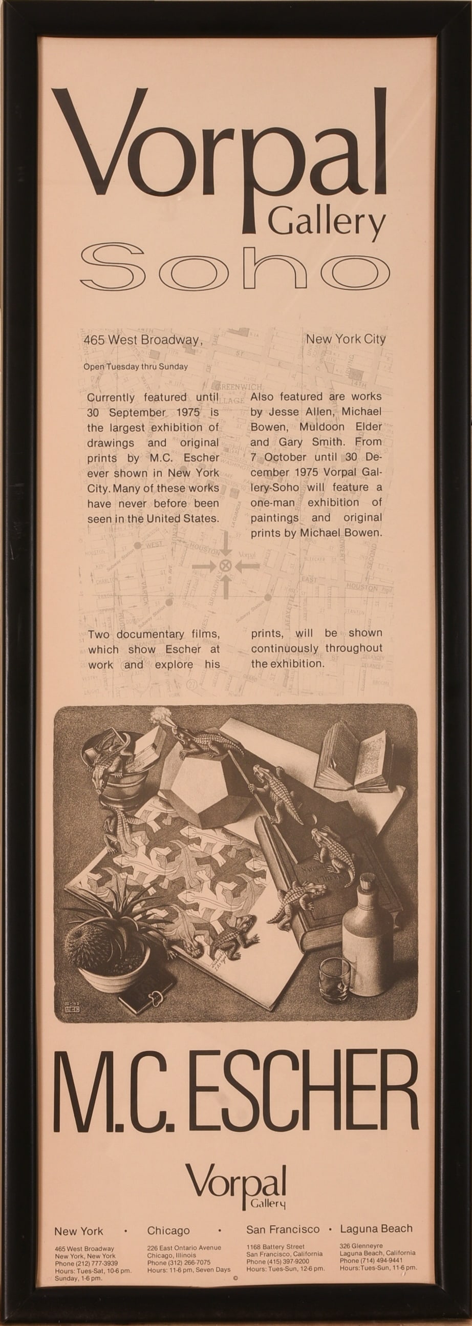 M. C. Escher Exhibition Poster. (1 of 2)