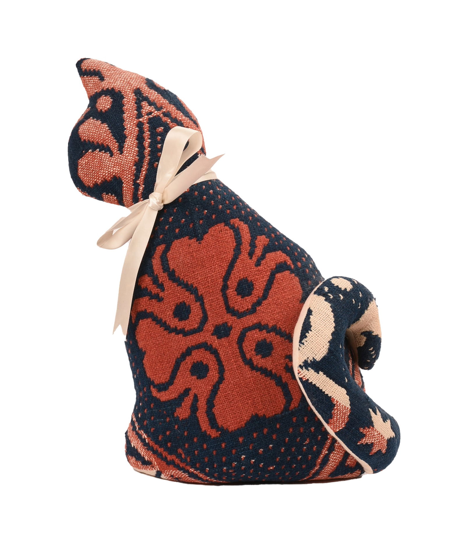 Mid Century Cat Pillow.: 15 x 9 inches.