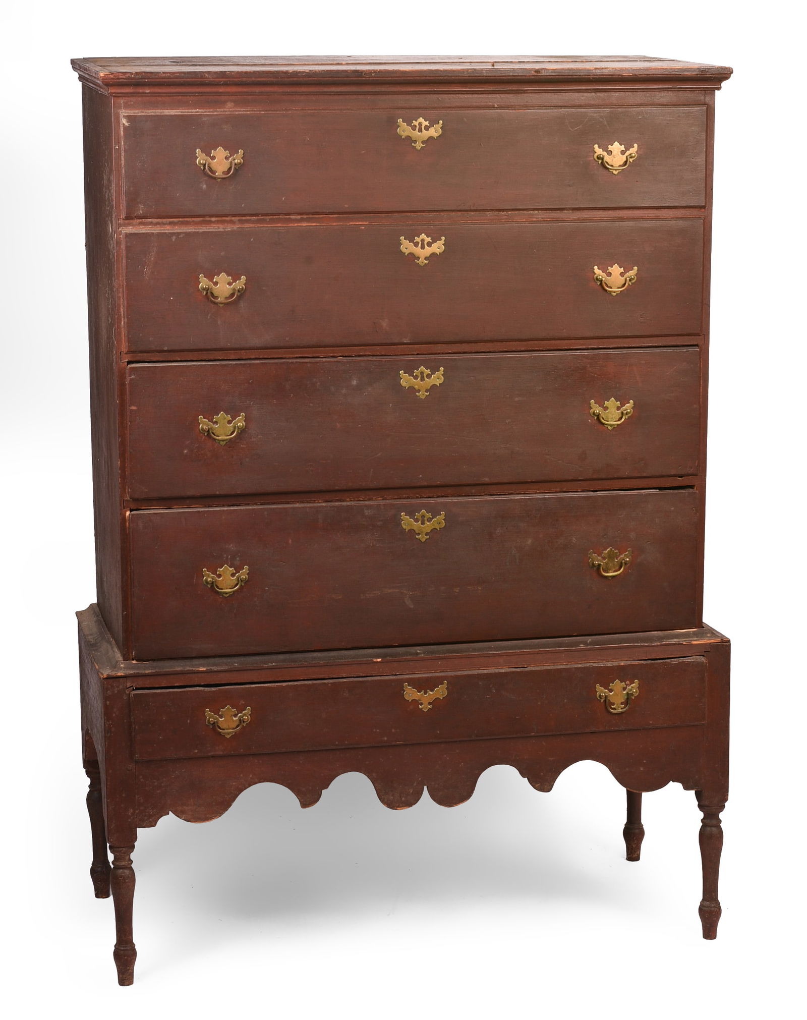 New England Pine Blanket Box on Frame. (1 of 4)