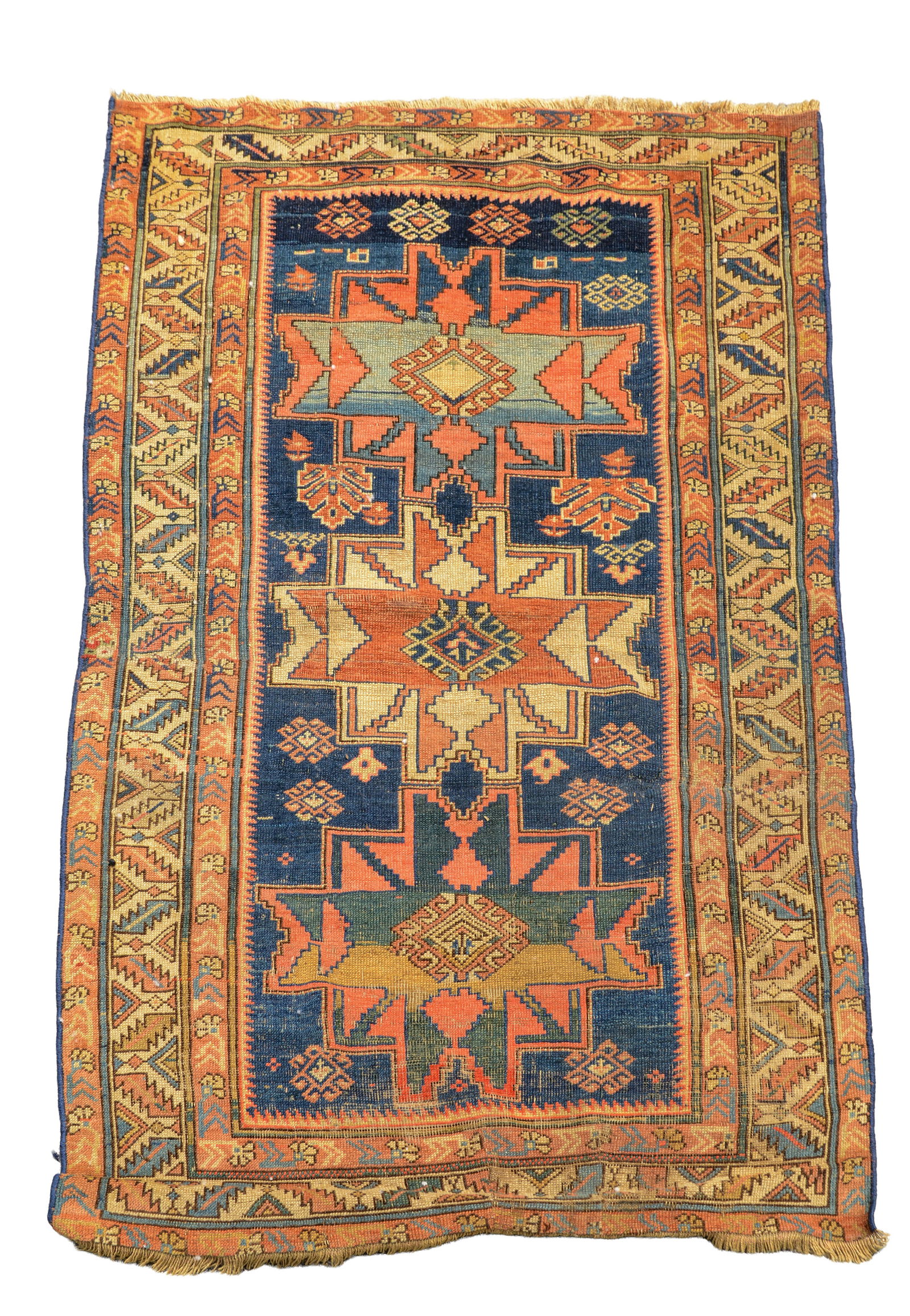 Antique Handwoven Oriental Carpet. (1 of 3)