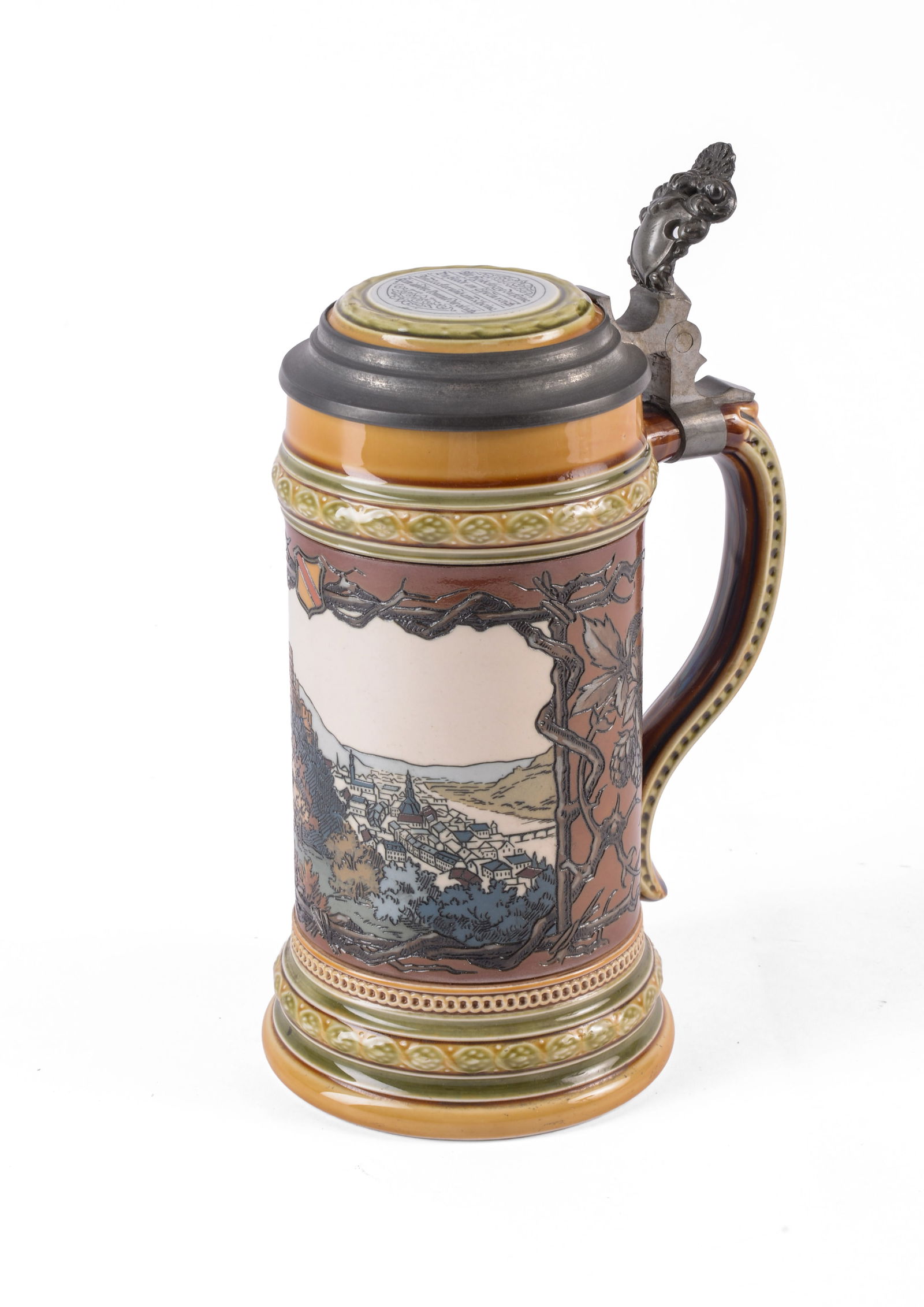 Mettlach Heidelberg Castle Stein. (1 of 7)