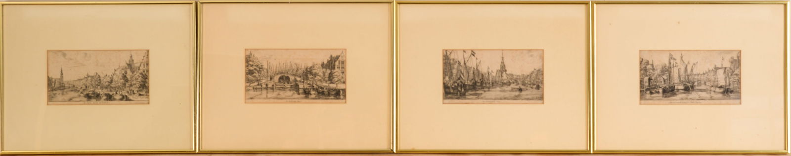 Eight 18th Century Dutch Engravings by Reinier Nooms. (1 of 7)