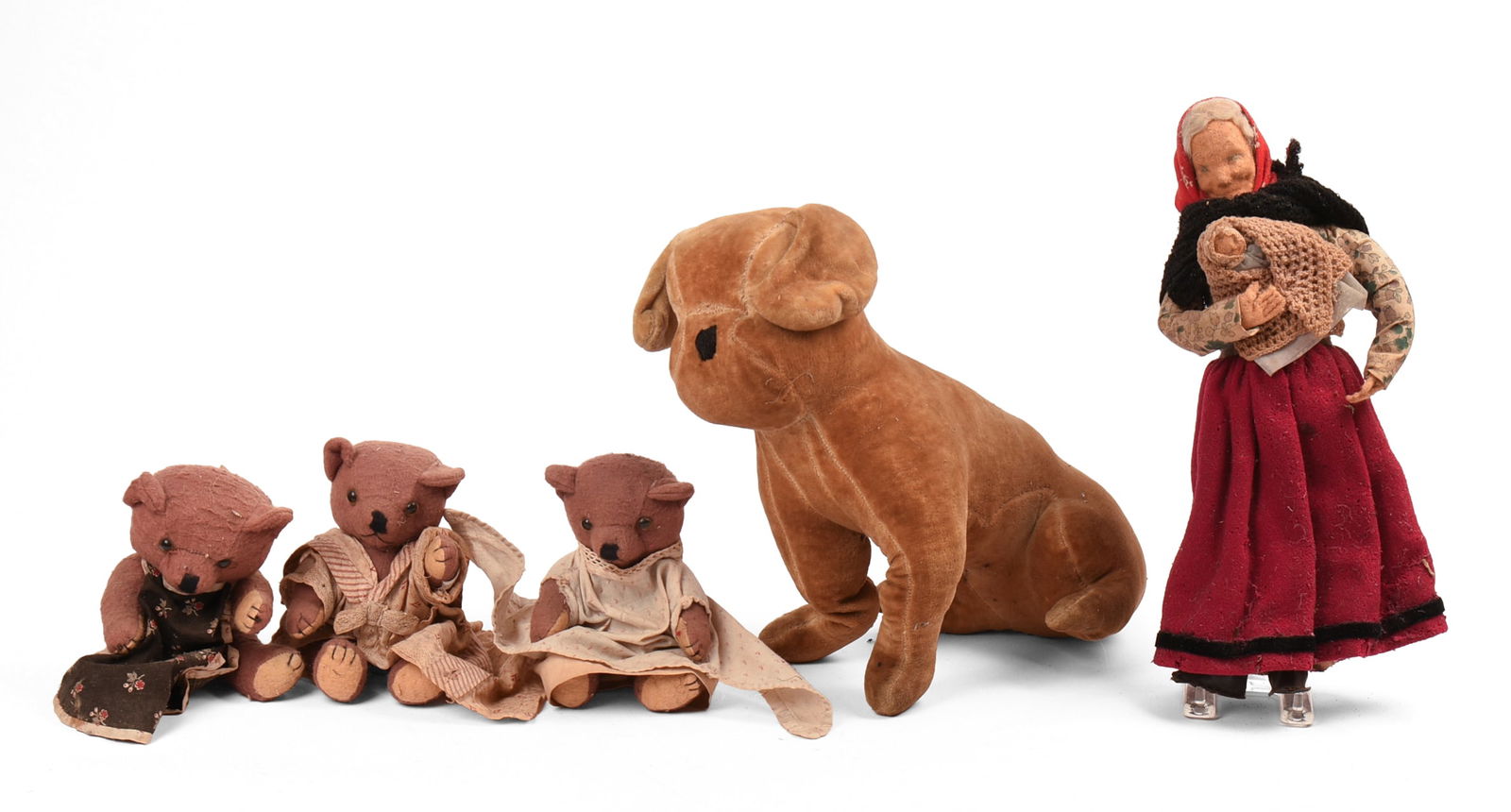 Five Vintage Dolls (1 of 2)