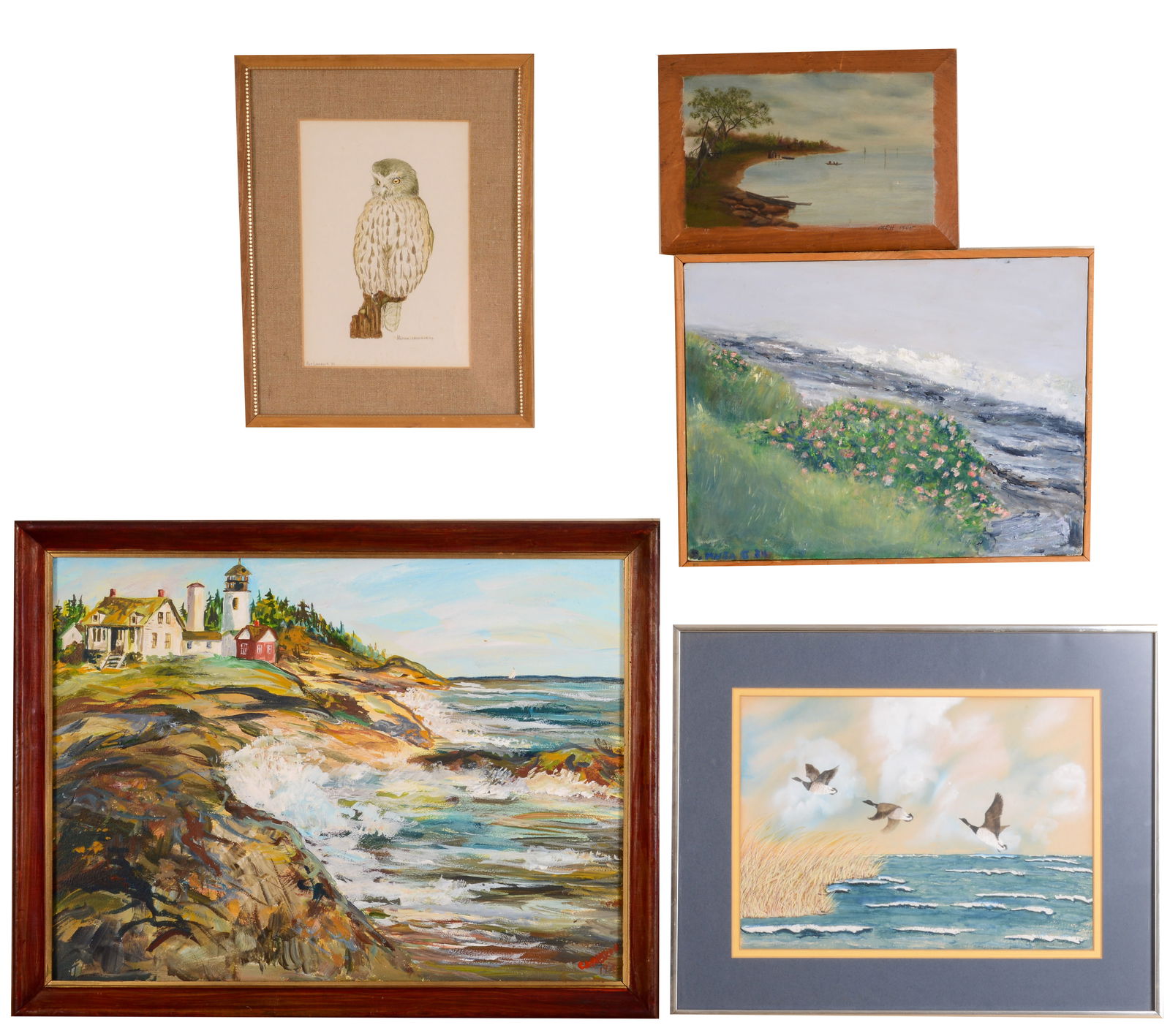 Four Contemporary Maine Artworks. (1 of 6)