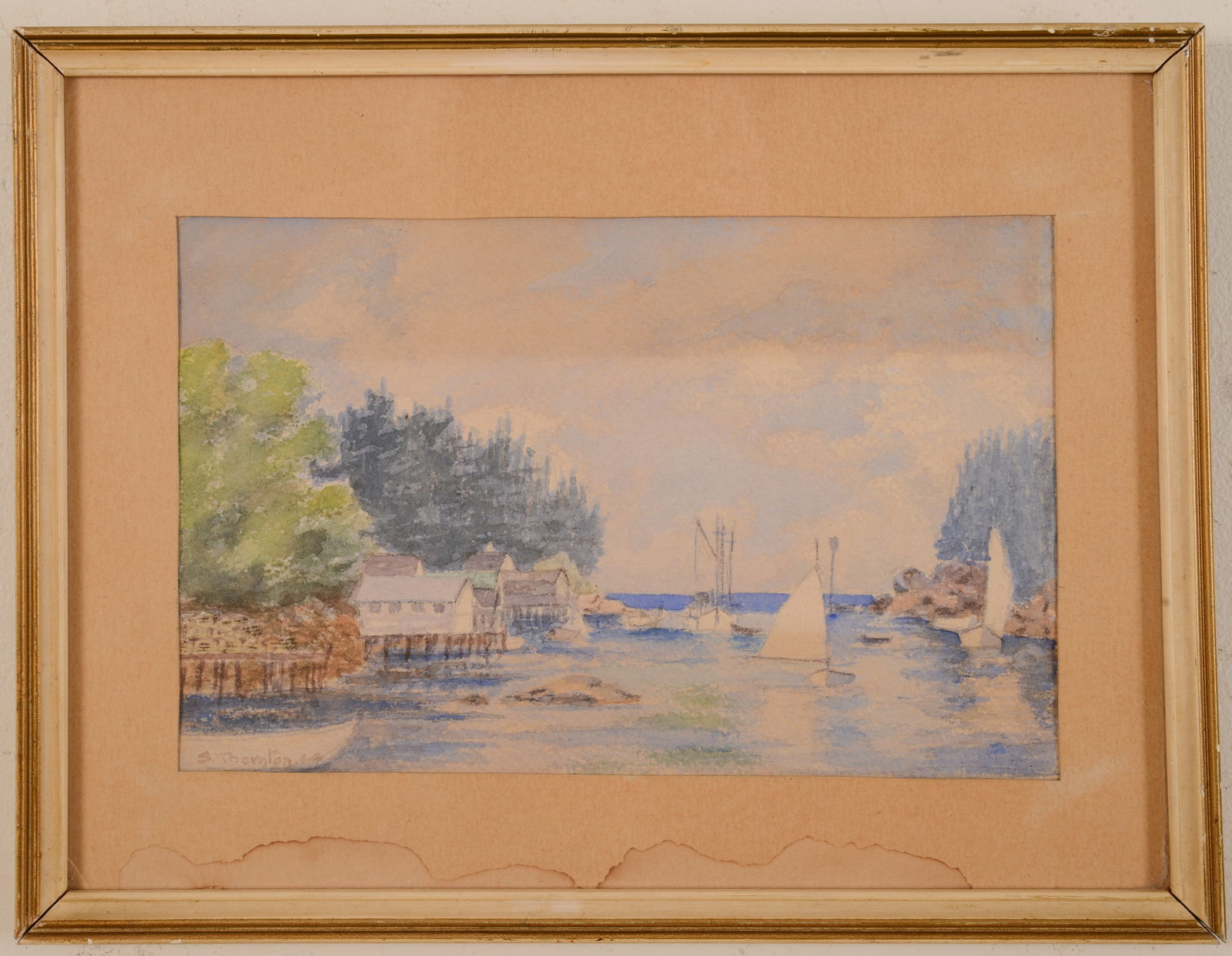 "New Harbor Maine," Early 20th Century (1 of 3)