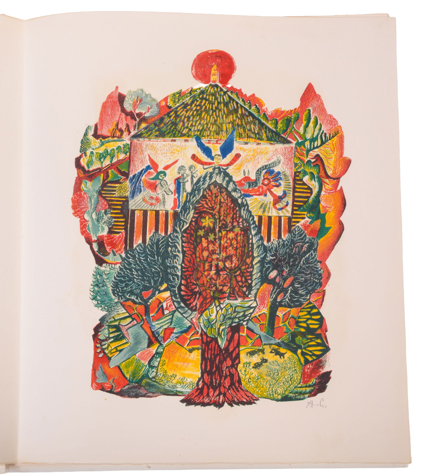 Artiste Caillaud and Marcel Jouhandeau. Le Cantique Du Singulier (1 of 13)