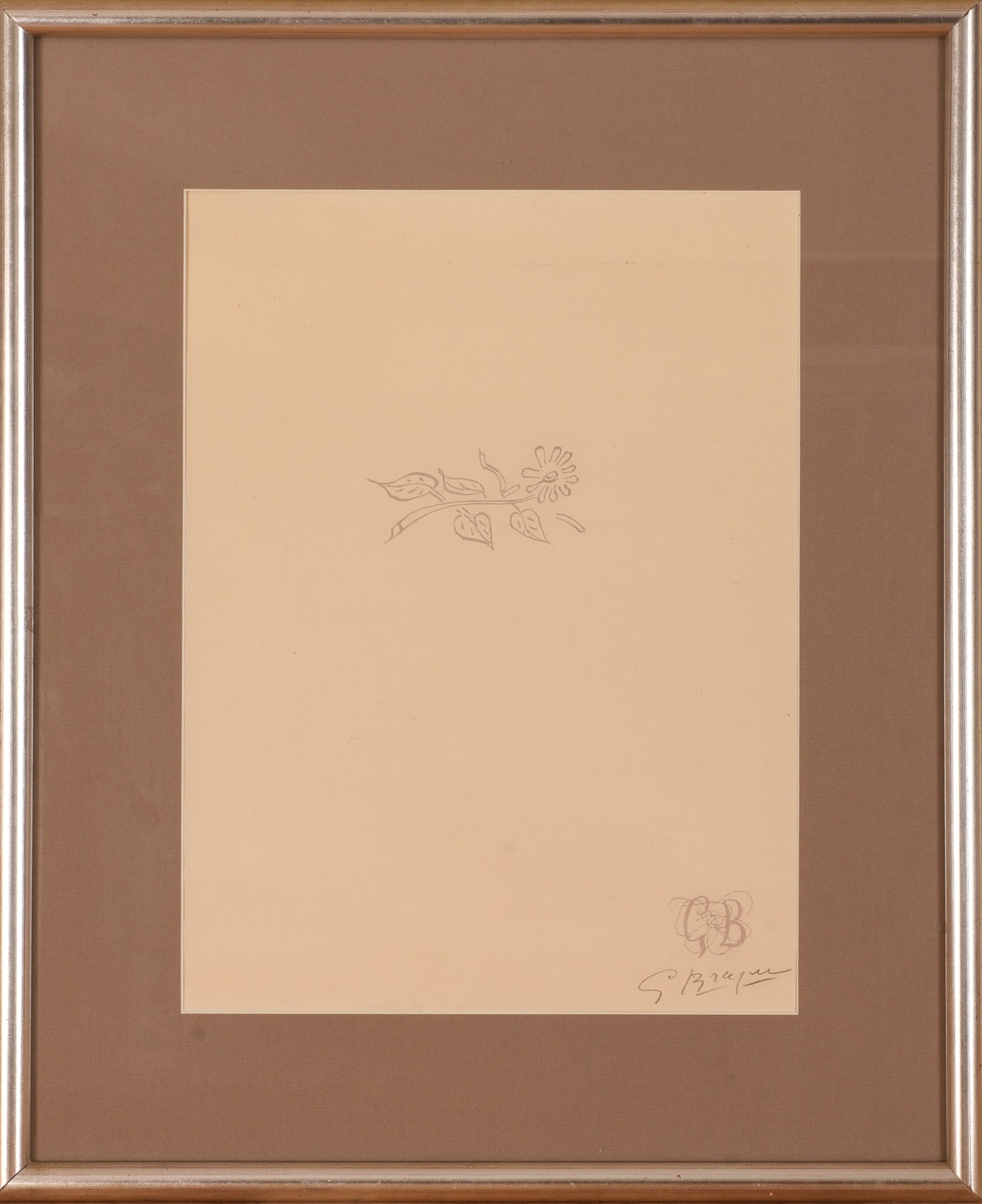 Georges Braque (1882 - 1963). Signed Lithograph. (1 of 3)