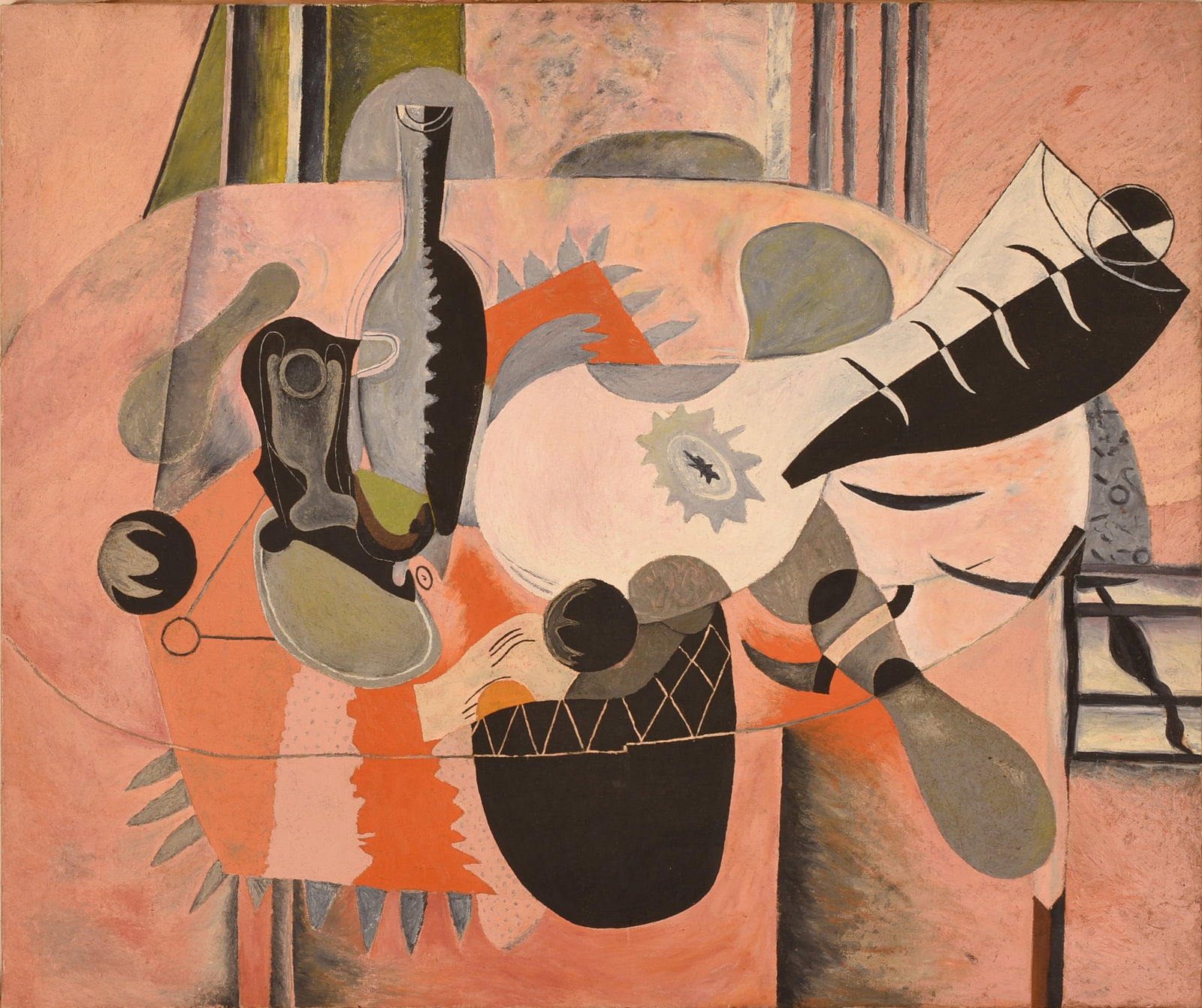 The Pink Table, After Georges Braque. (1 of 2)