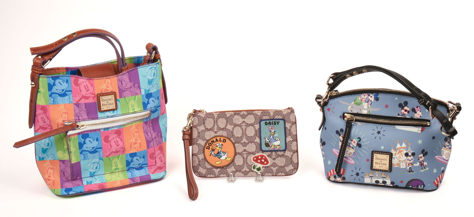Three Designer Disney Handbags. (1 of 7)