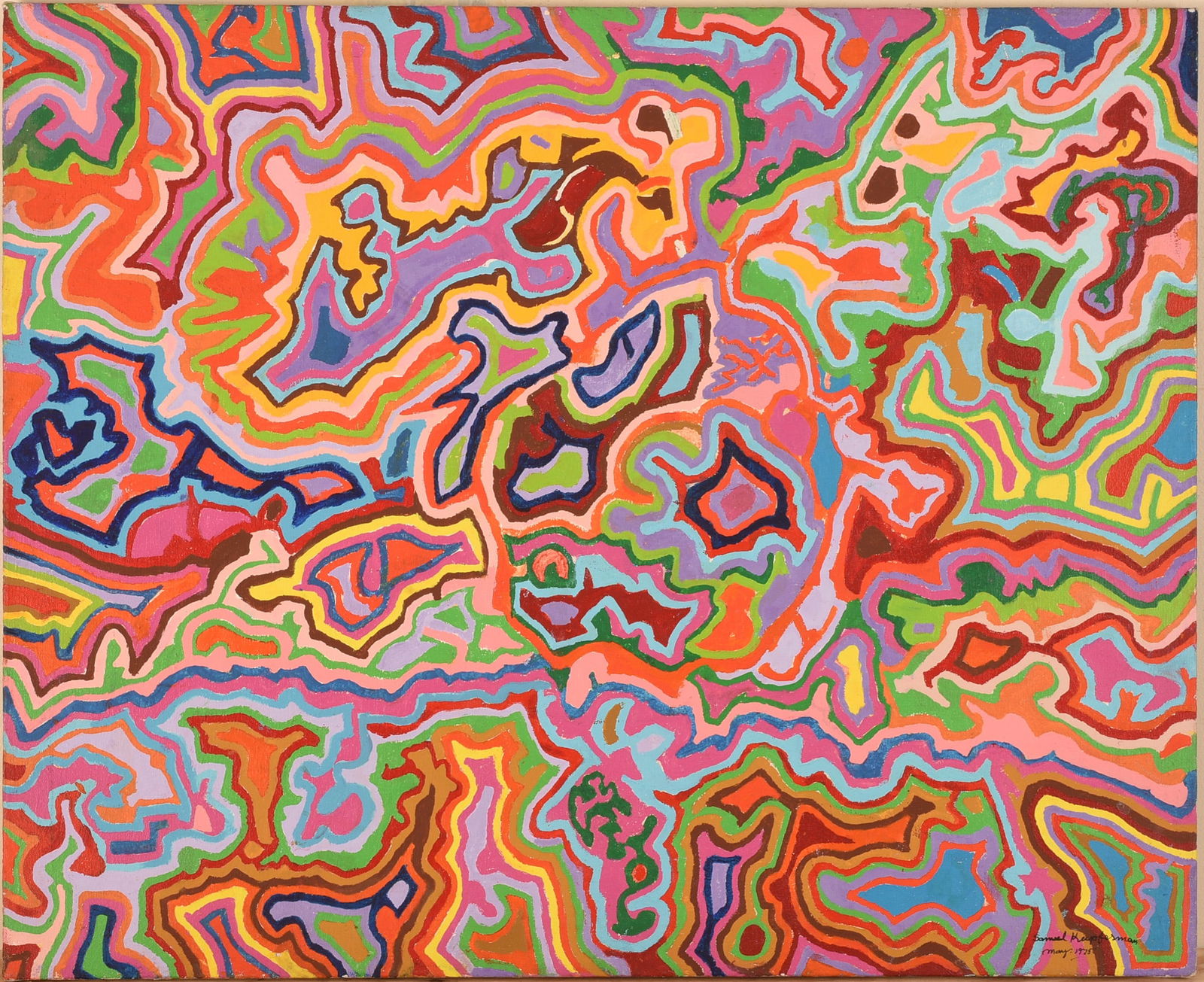 Samuel Kupferman Abstract Painting. (1 of 3)