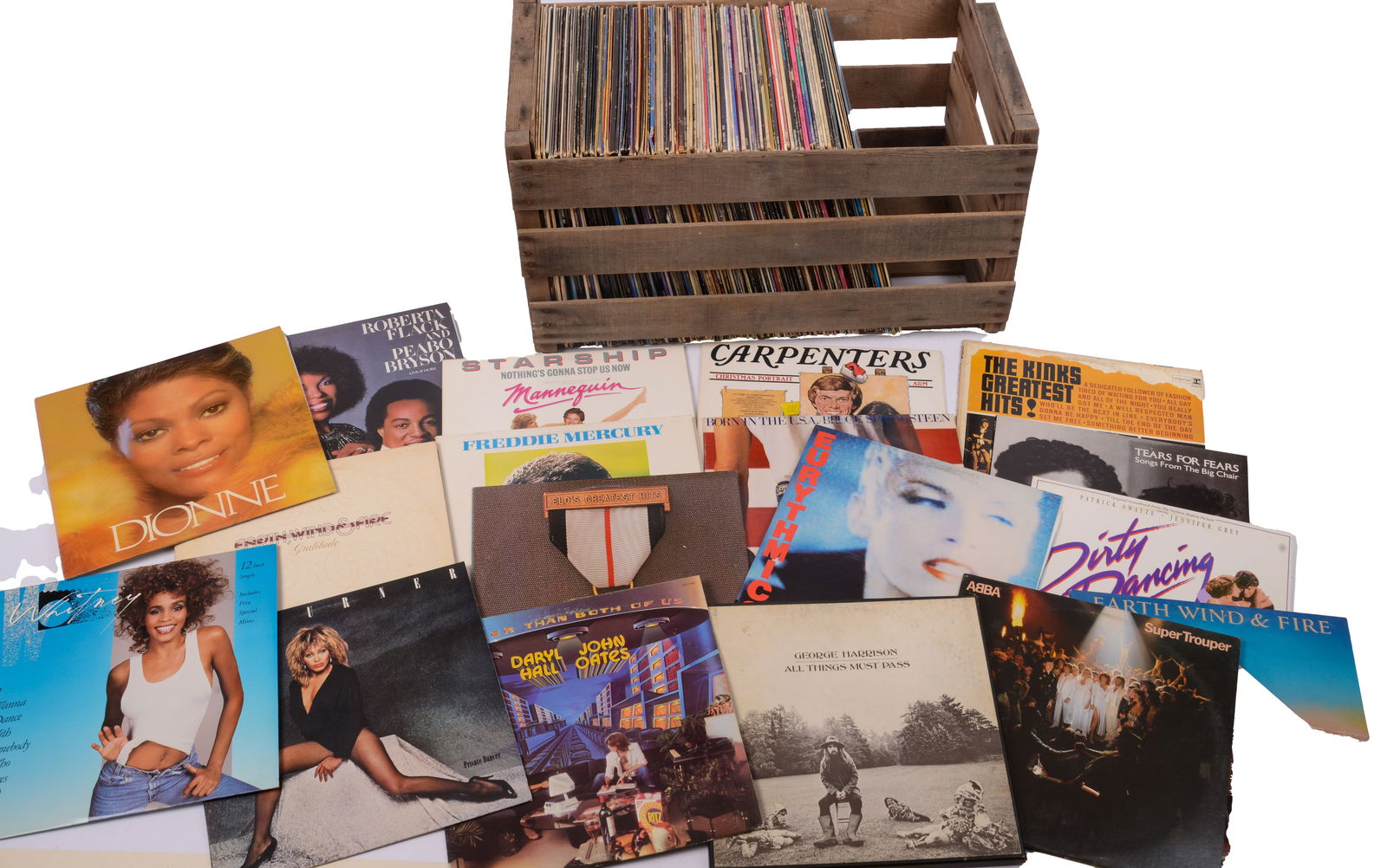 Crate Full of Records. (1 of 2)