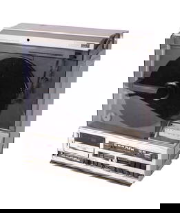 Mitsubishi Interplay Sound System X-12.: With vertical turntable and cassette player, height 22 inches. Powers on, turntable turns. Not fully tested. IN HOUSE SHIPPING: We offer very competitively priced in house shipping for all items in th